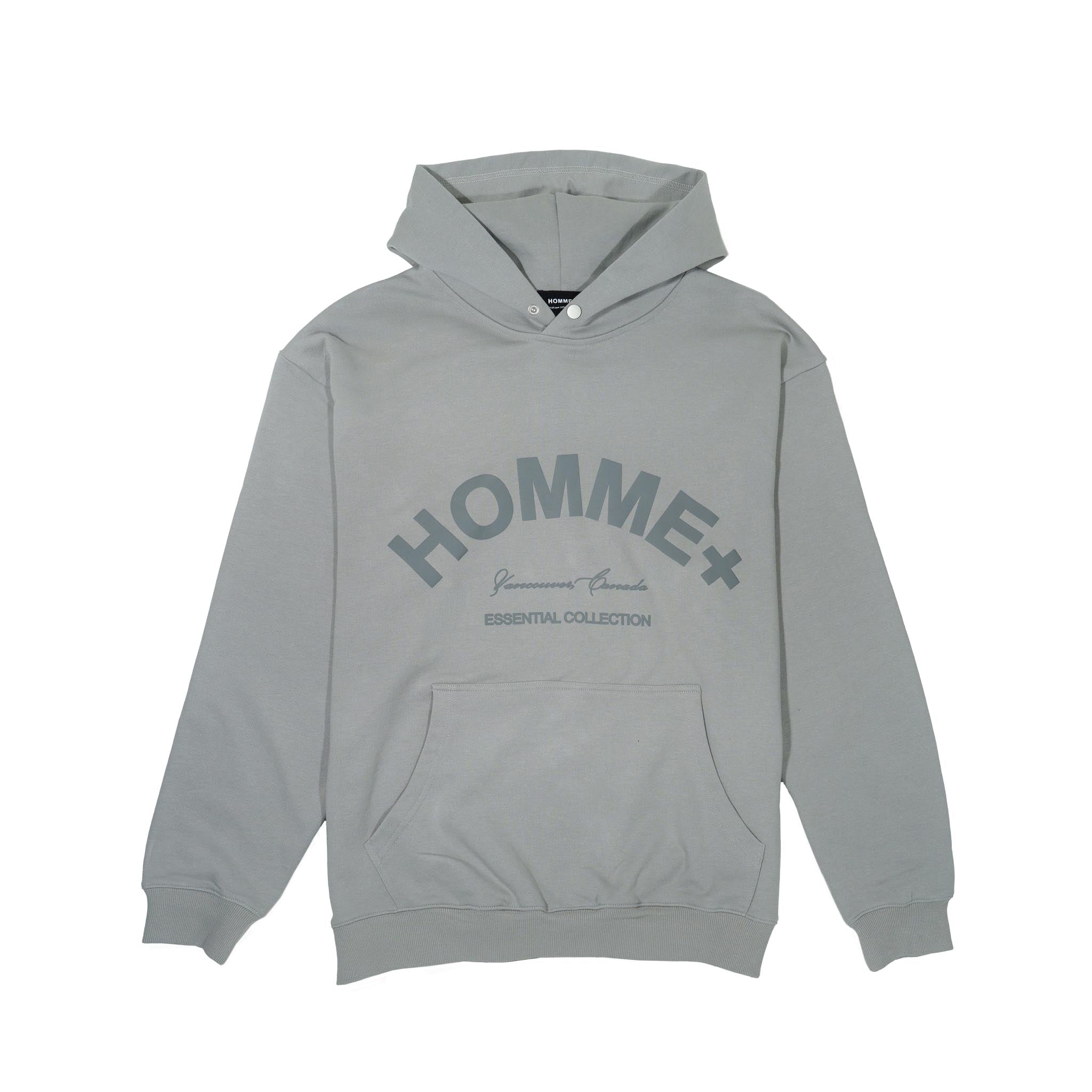 HOMME+ Essential Collection Hoodie Concrete