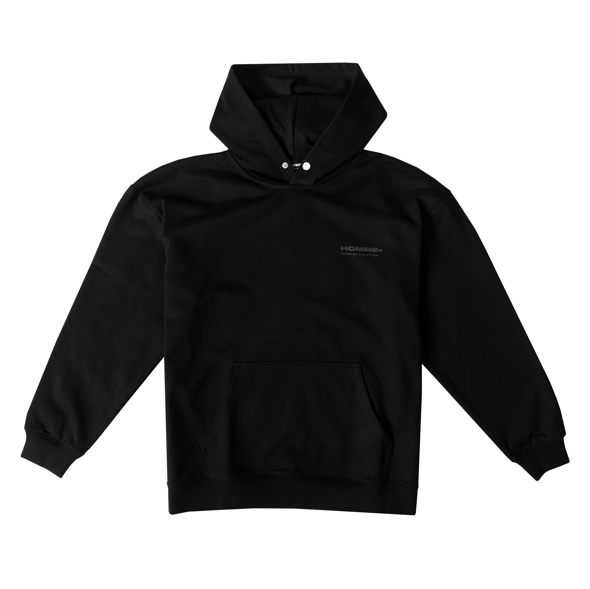 HOMME+ Fall Essential Hoodie Black/Black