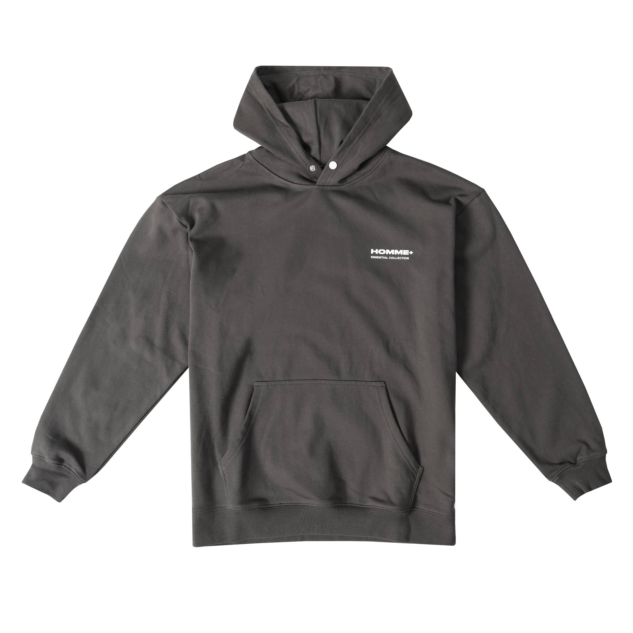 HOMME+ Fall Essential Hoodie Charcoal
