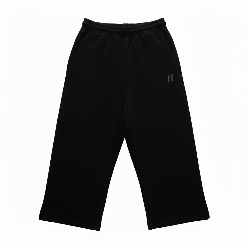 HOMME+ Embroidered 'H' Sweatpants Black