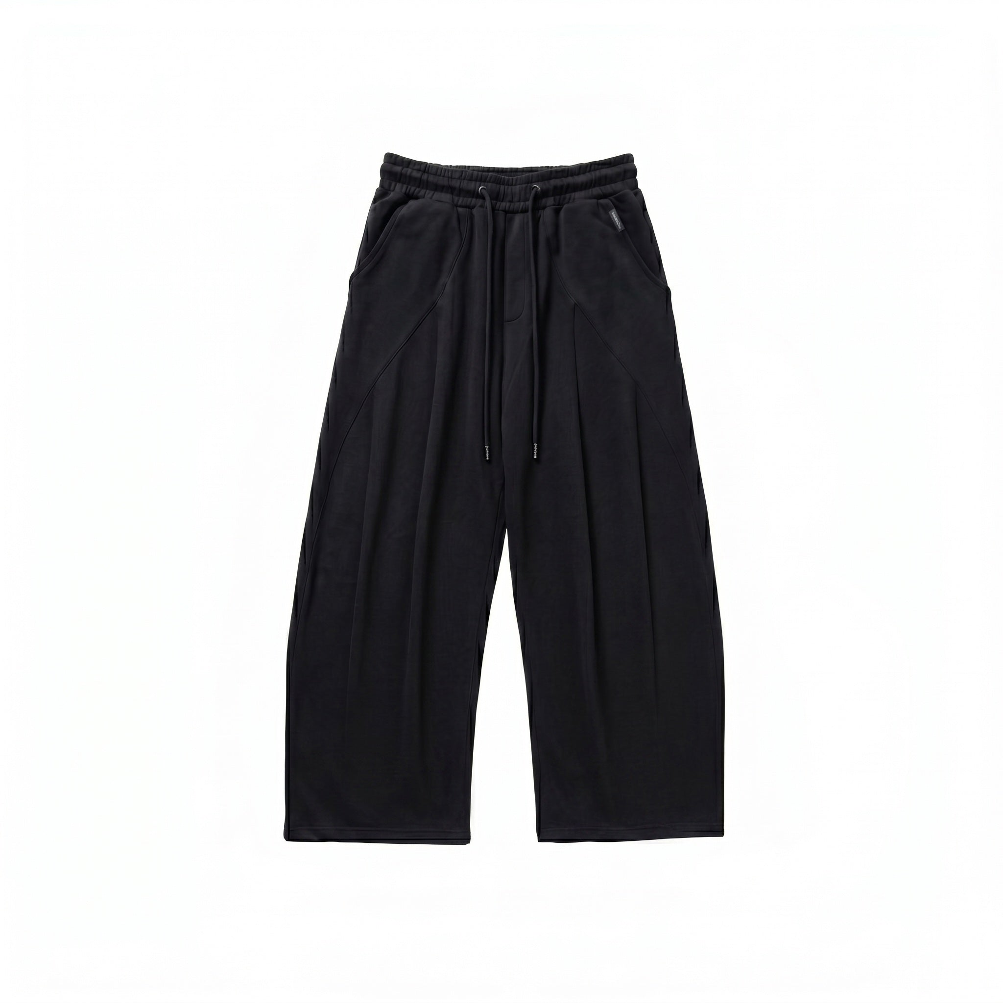 HOMME+ Basic Metal Bar Sweatpant Black