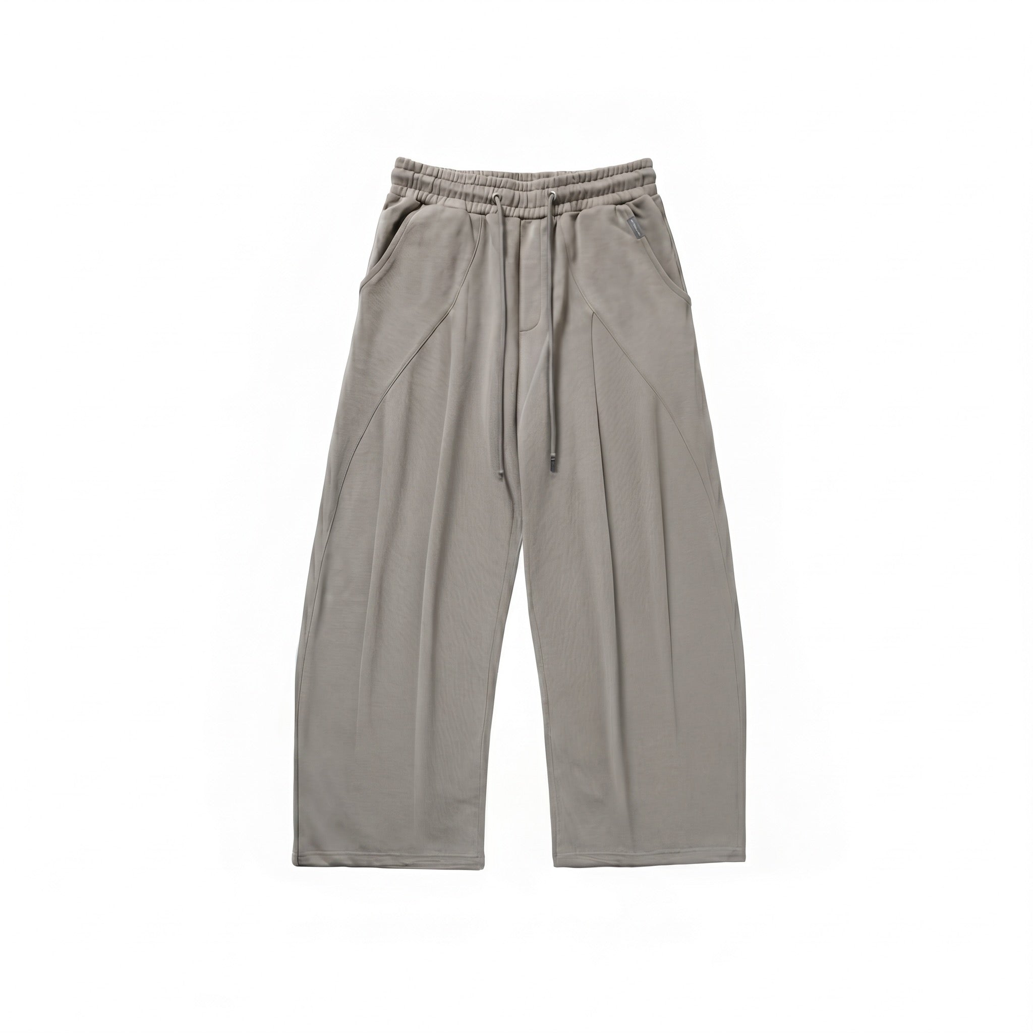 HOMME+ Basic Metal Bar Sweatpant Pebble