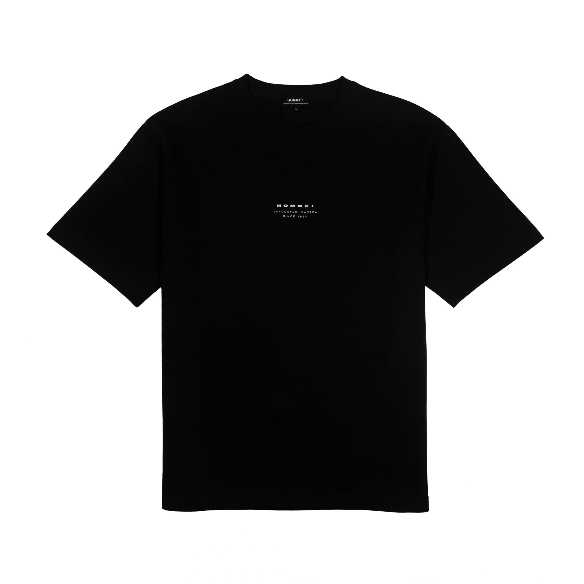 HOMME+ Mini Logo Tee Black