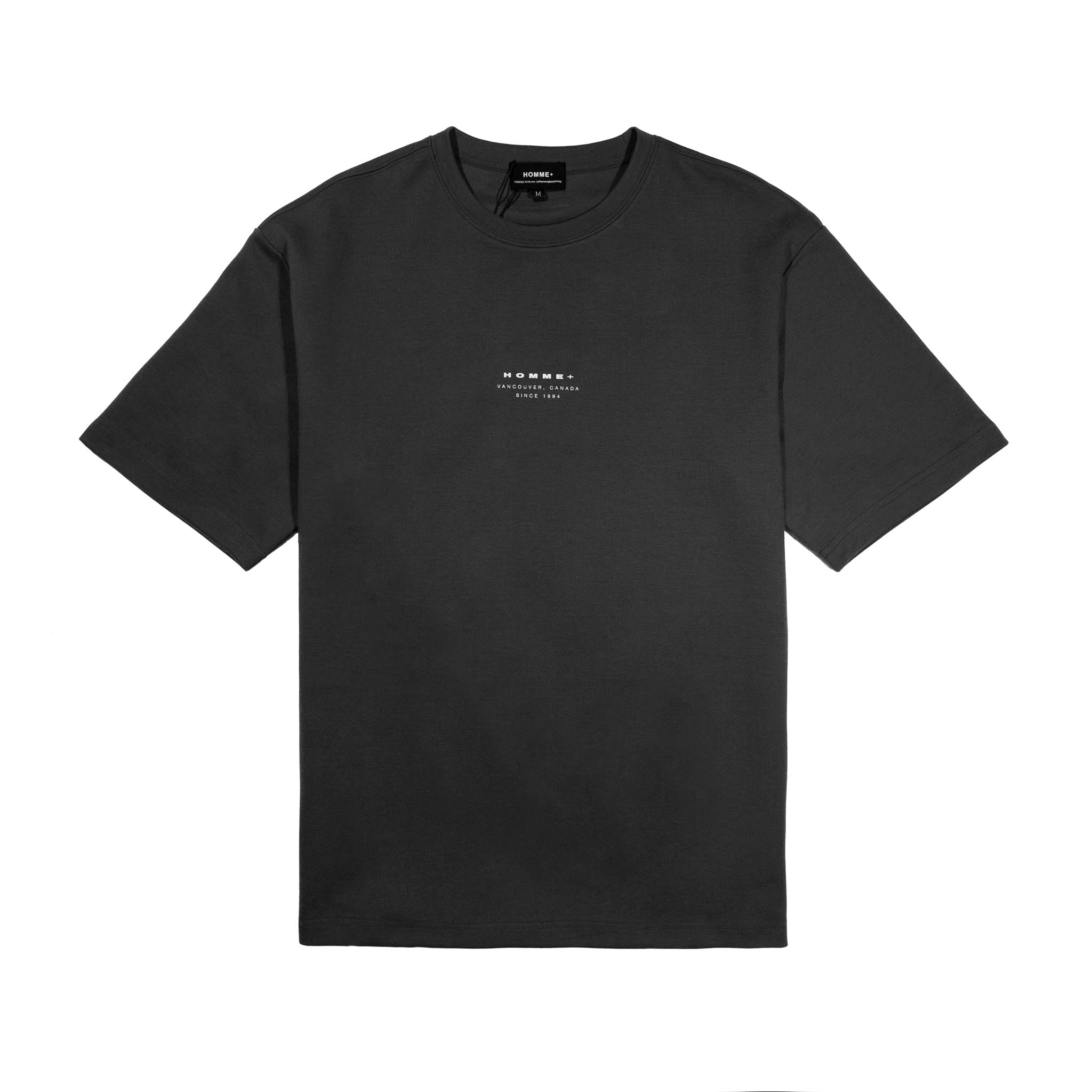 HOMME+ Mini Logo Tee Charcoal