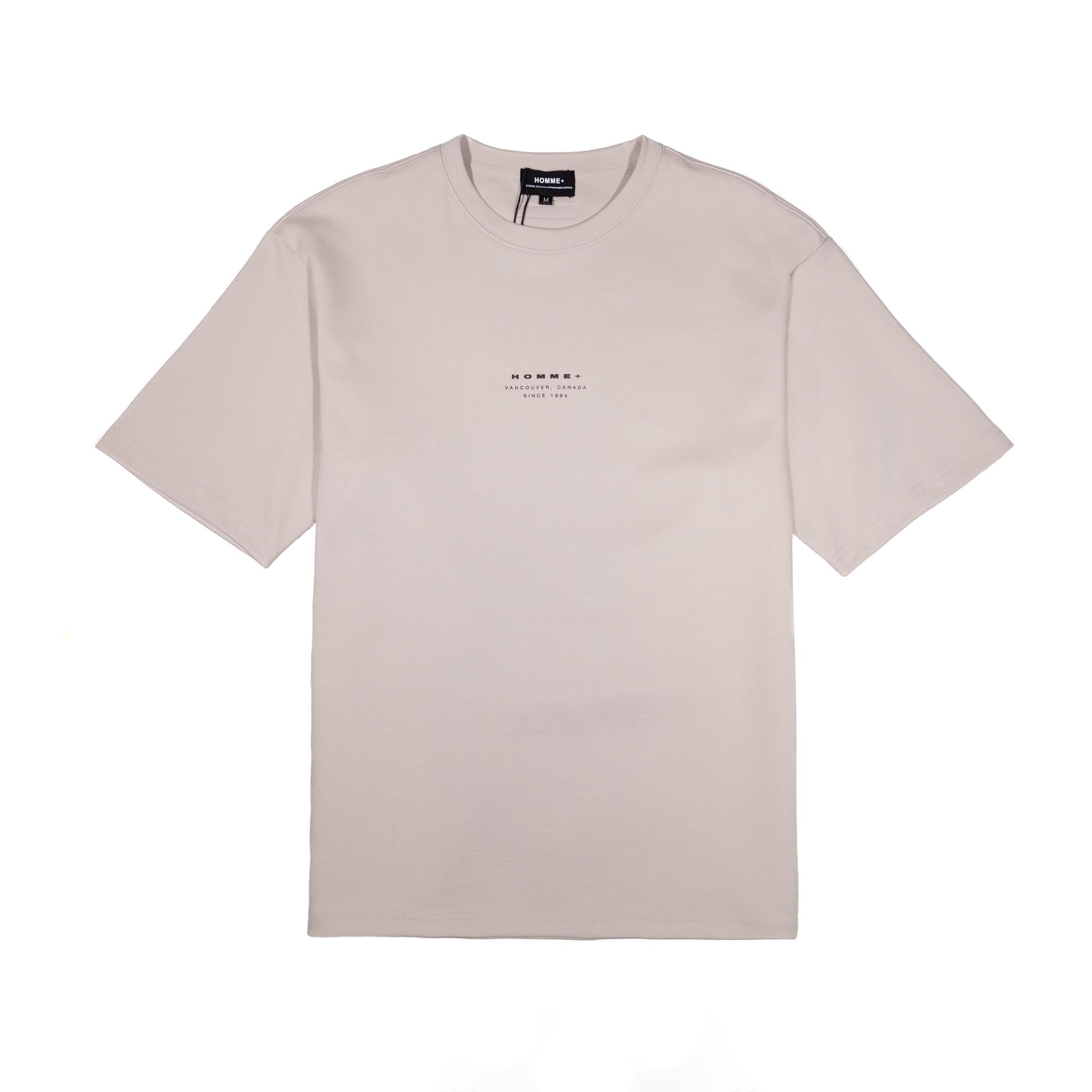 HOMME+ Mini Logo Tee Mushroom