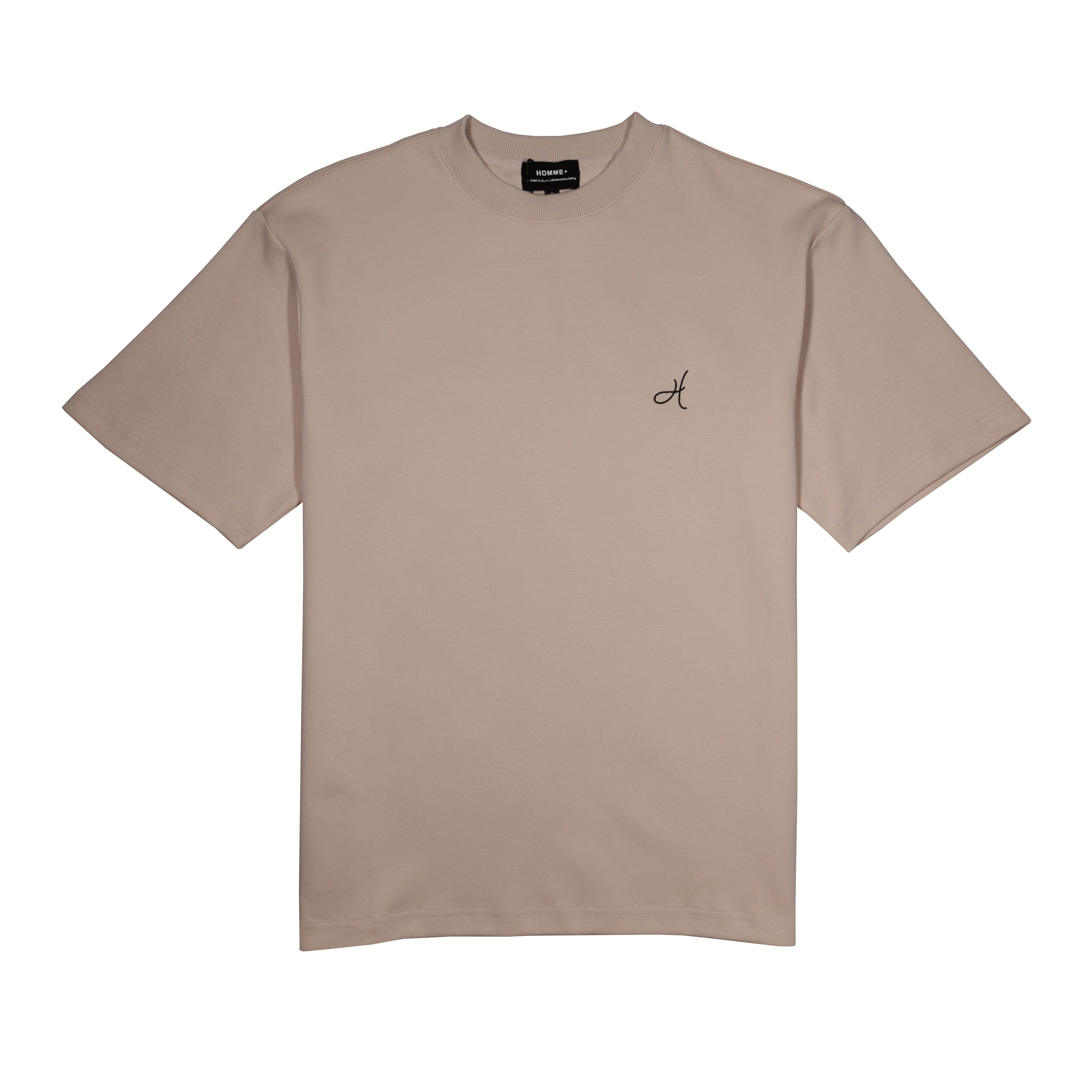 HOMME+ Signature Tee Biscuit