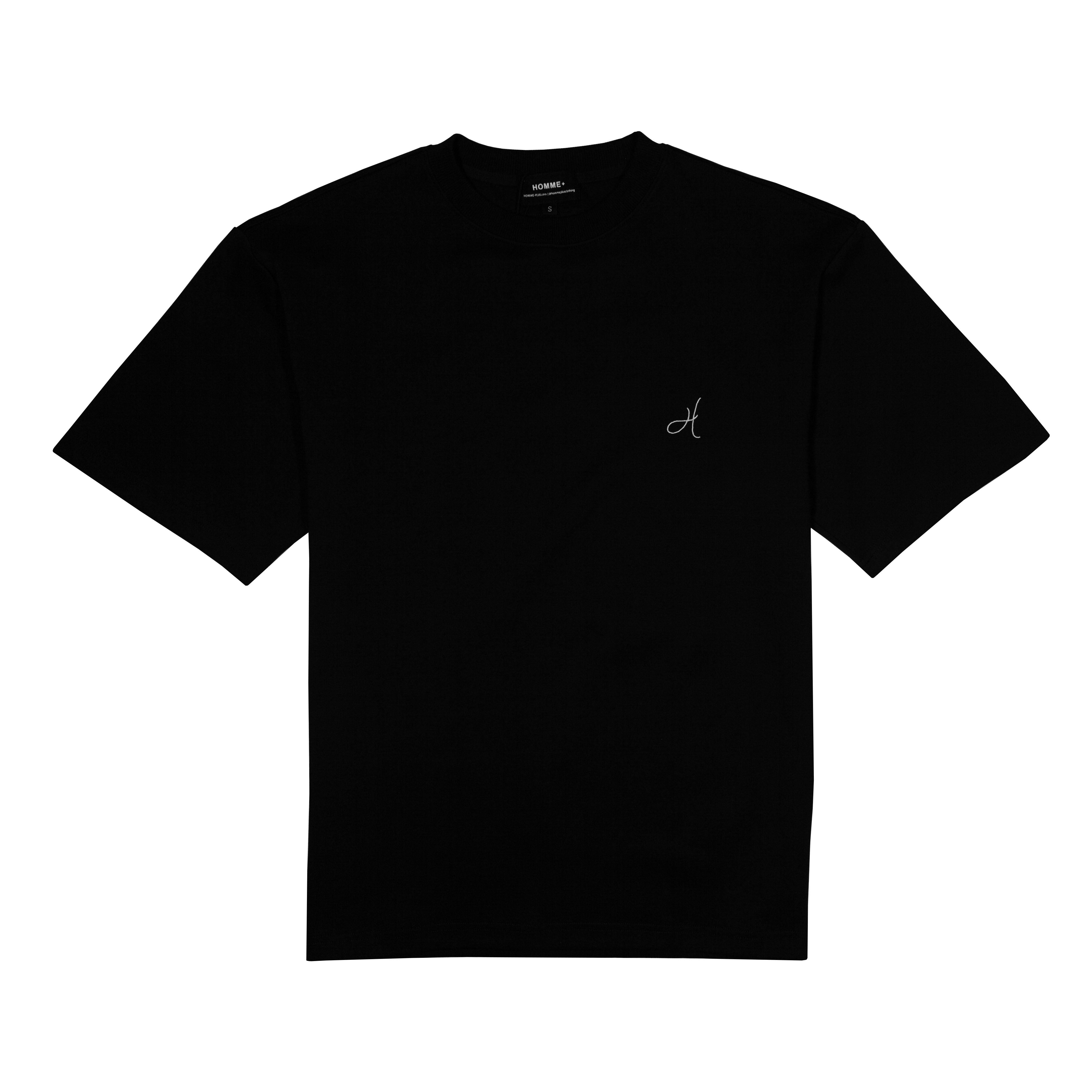 HOMME+ Signature Tee Black