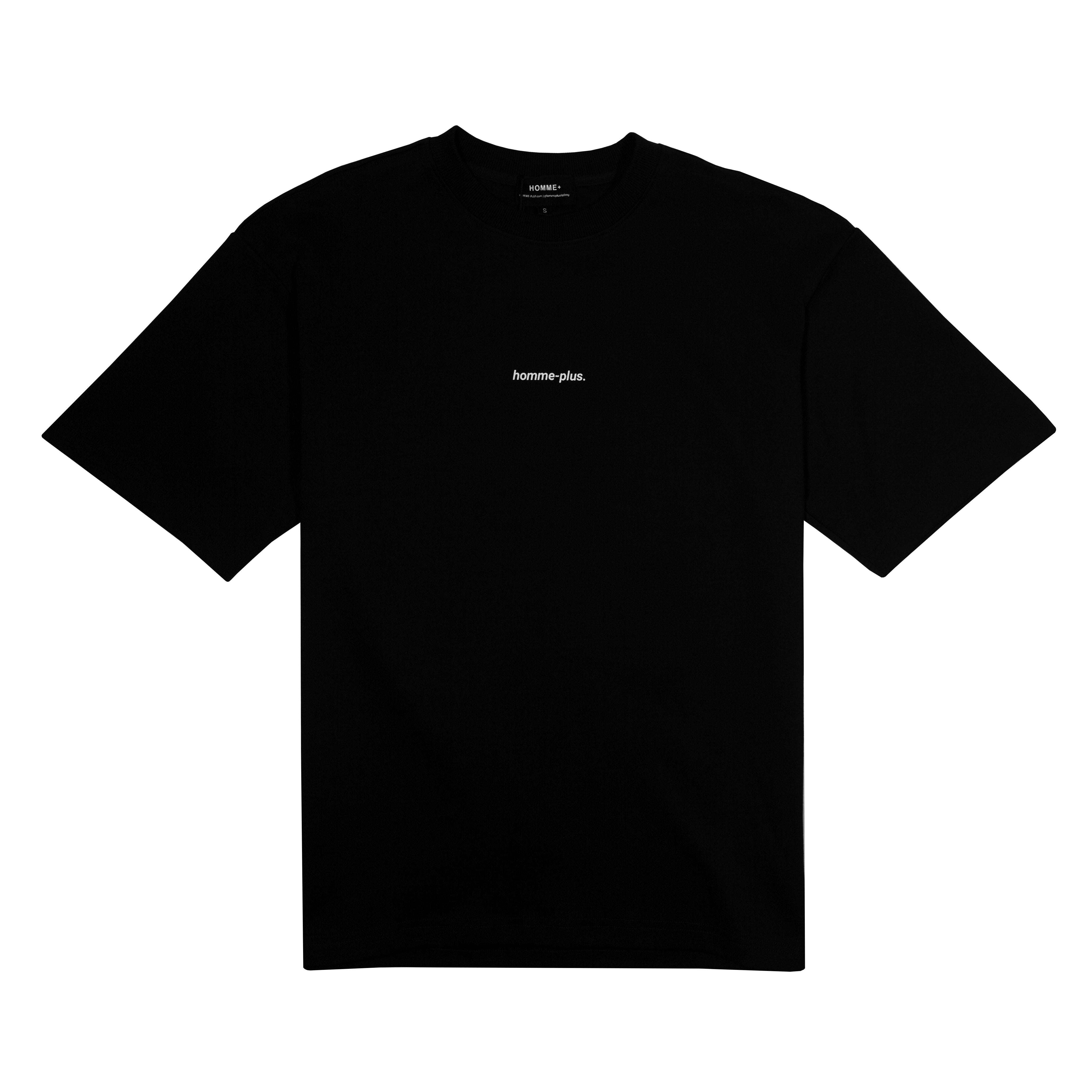 HOMME+ Vinyl Tee Black