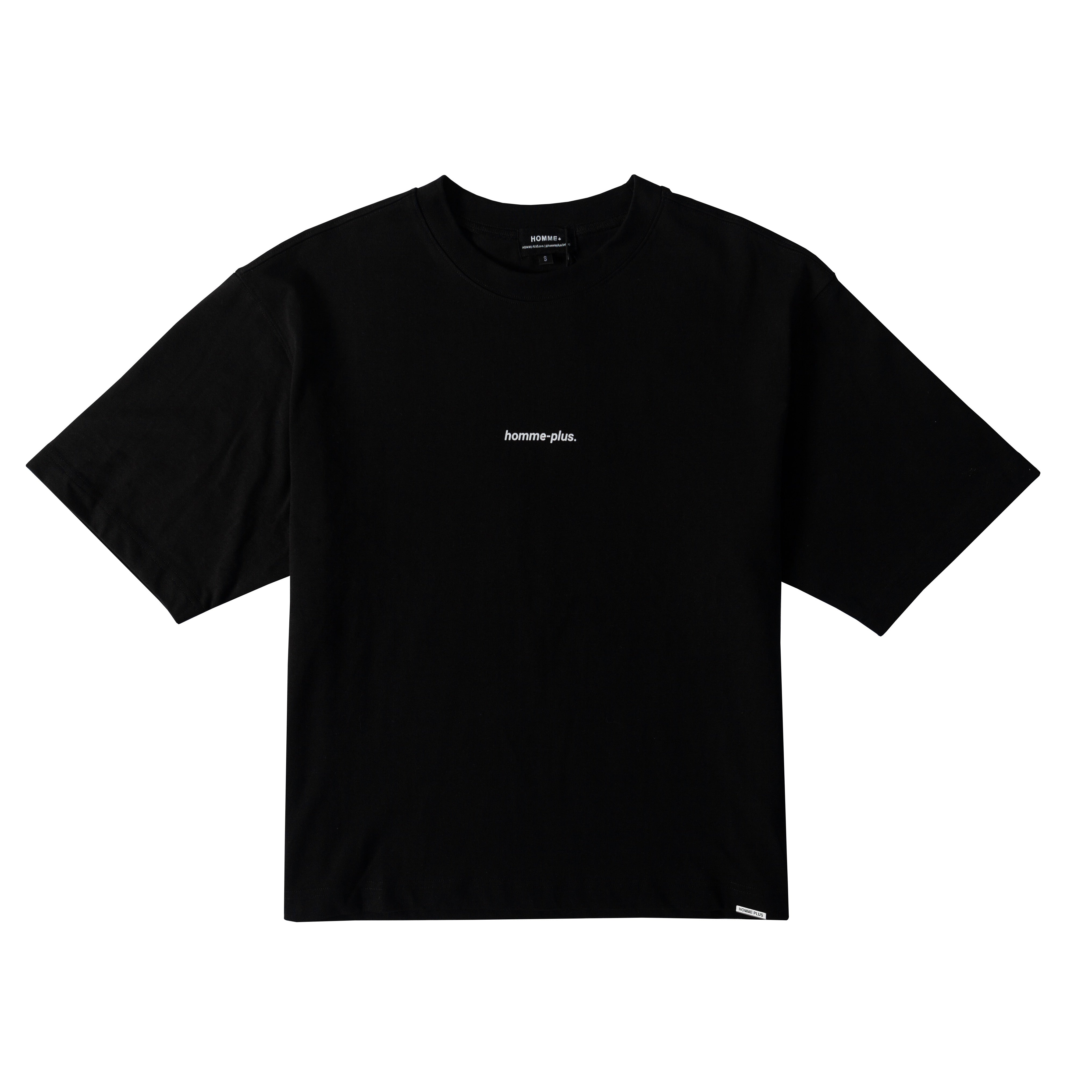 HOMME+ Cassette Tee Black