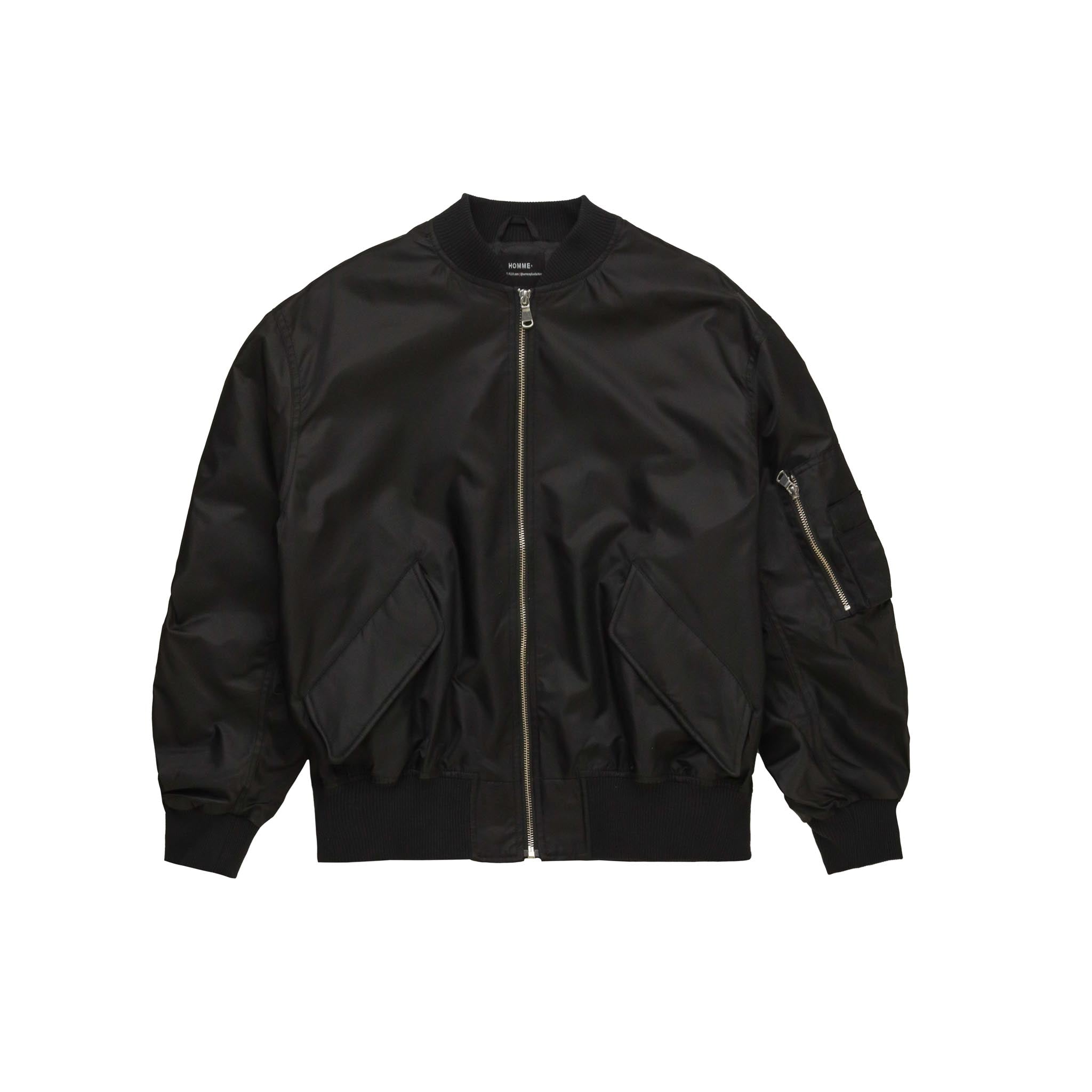 Matrix Bomber Jacket Black