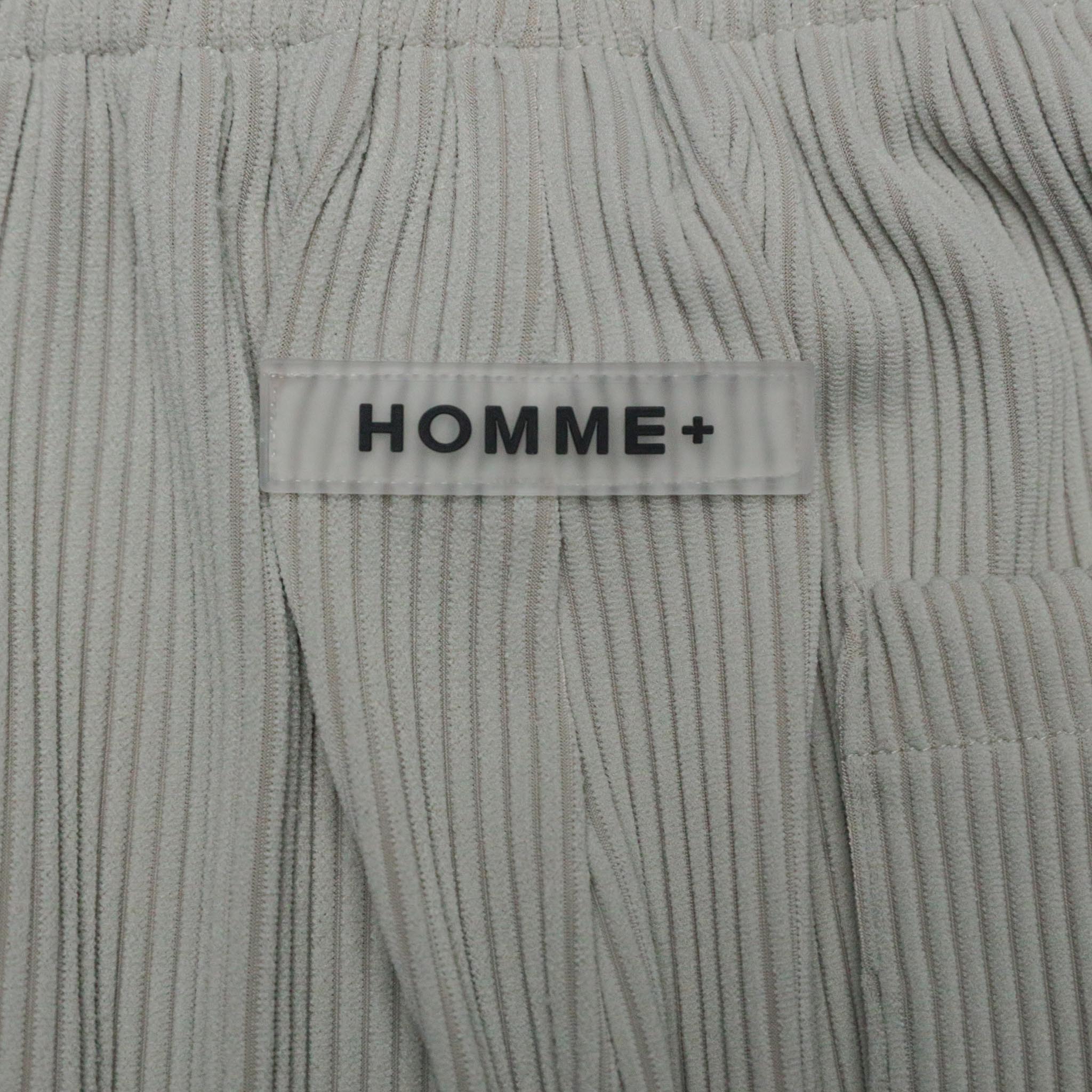 HOMME+ Pleating Jogger Light Taupe