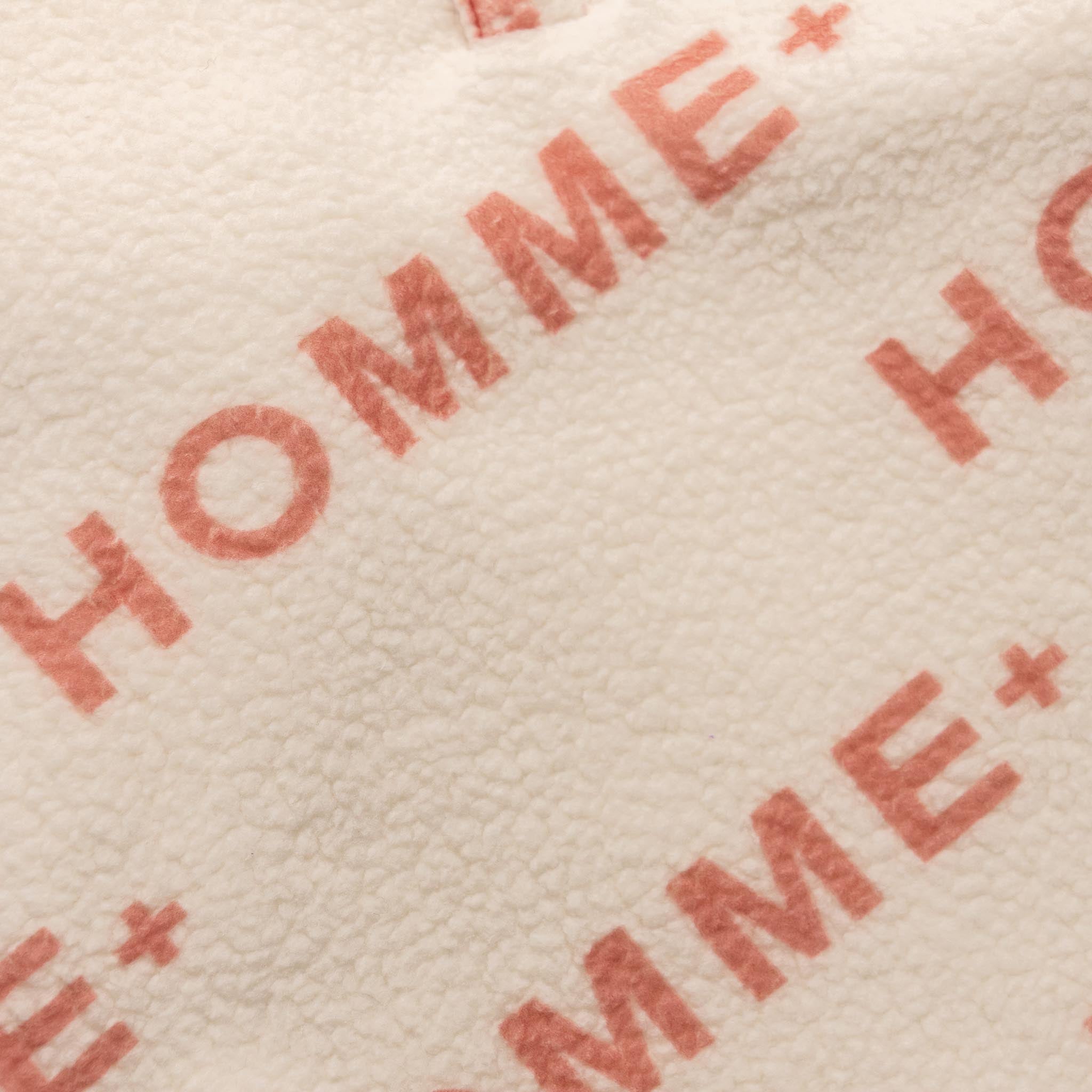 HOMME+ Polar Fleece Logo Pullover Red