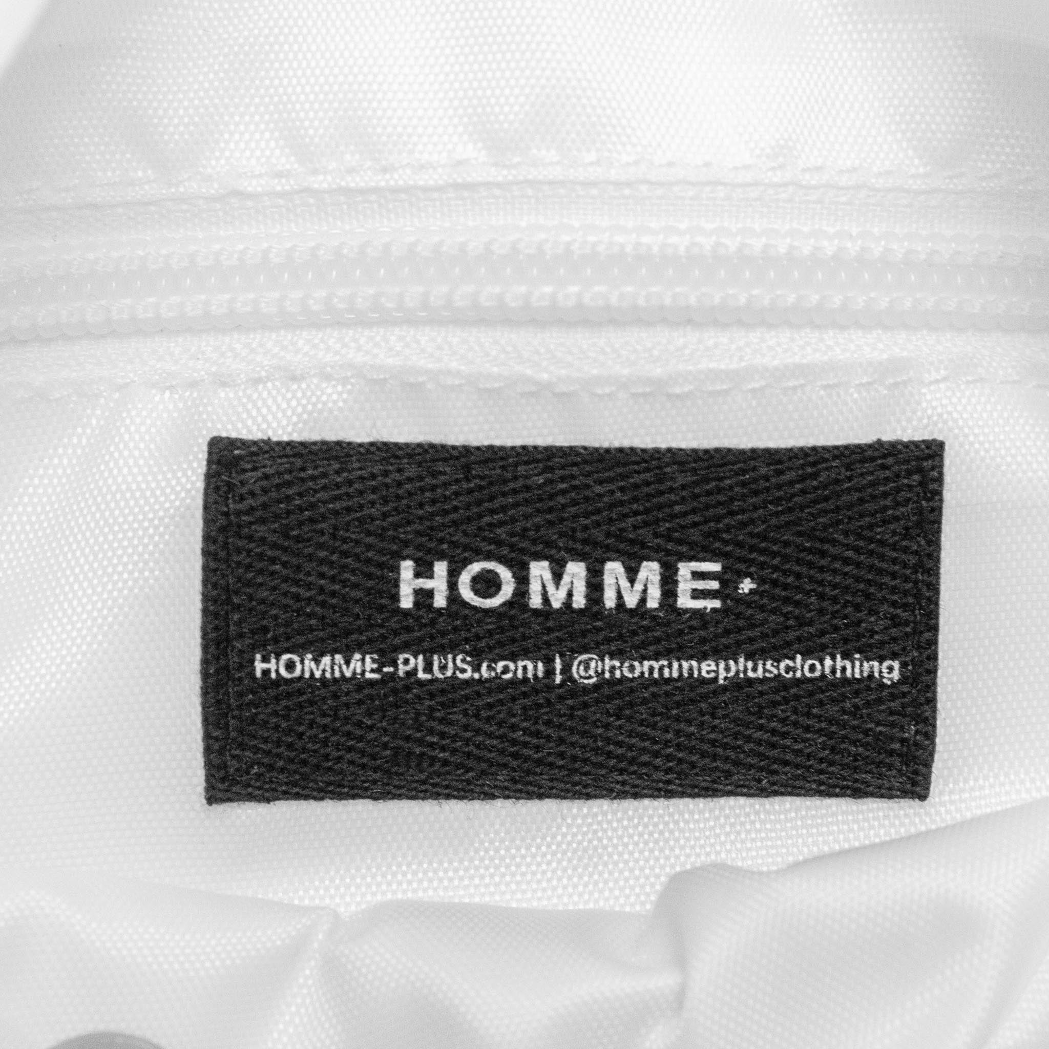 HOMME+ Small Side Bag White