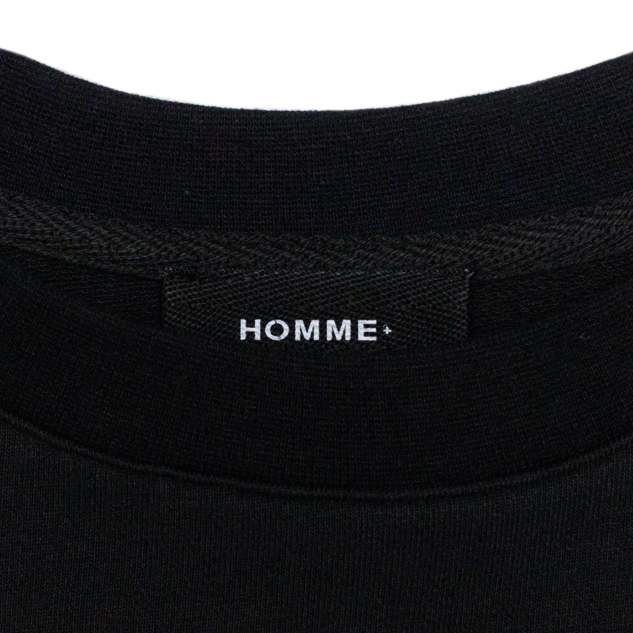 HOMME+ Swirled Homme Tee Black