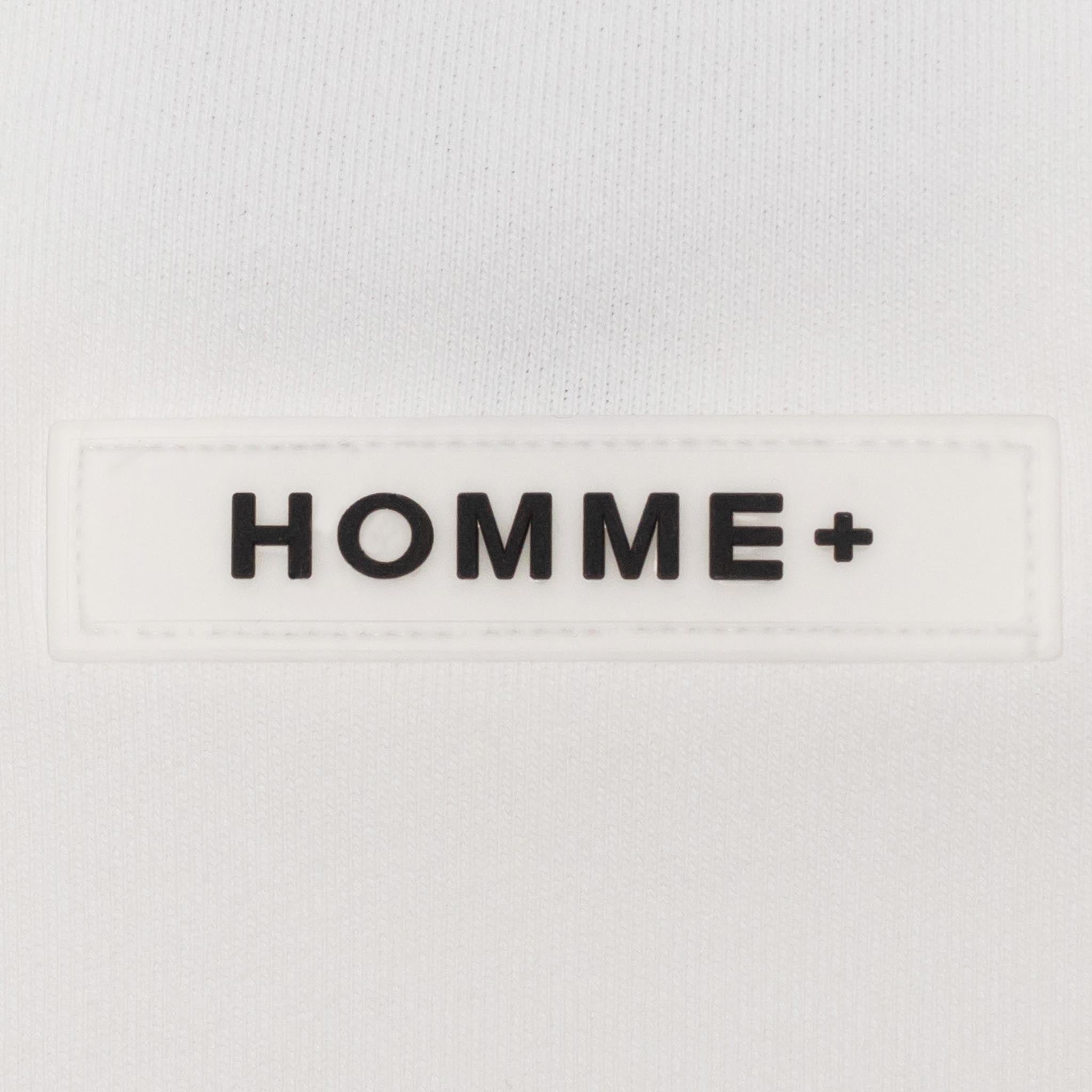 HOMME+ Swirled Homme Tee White