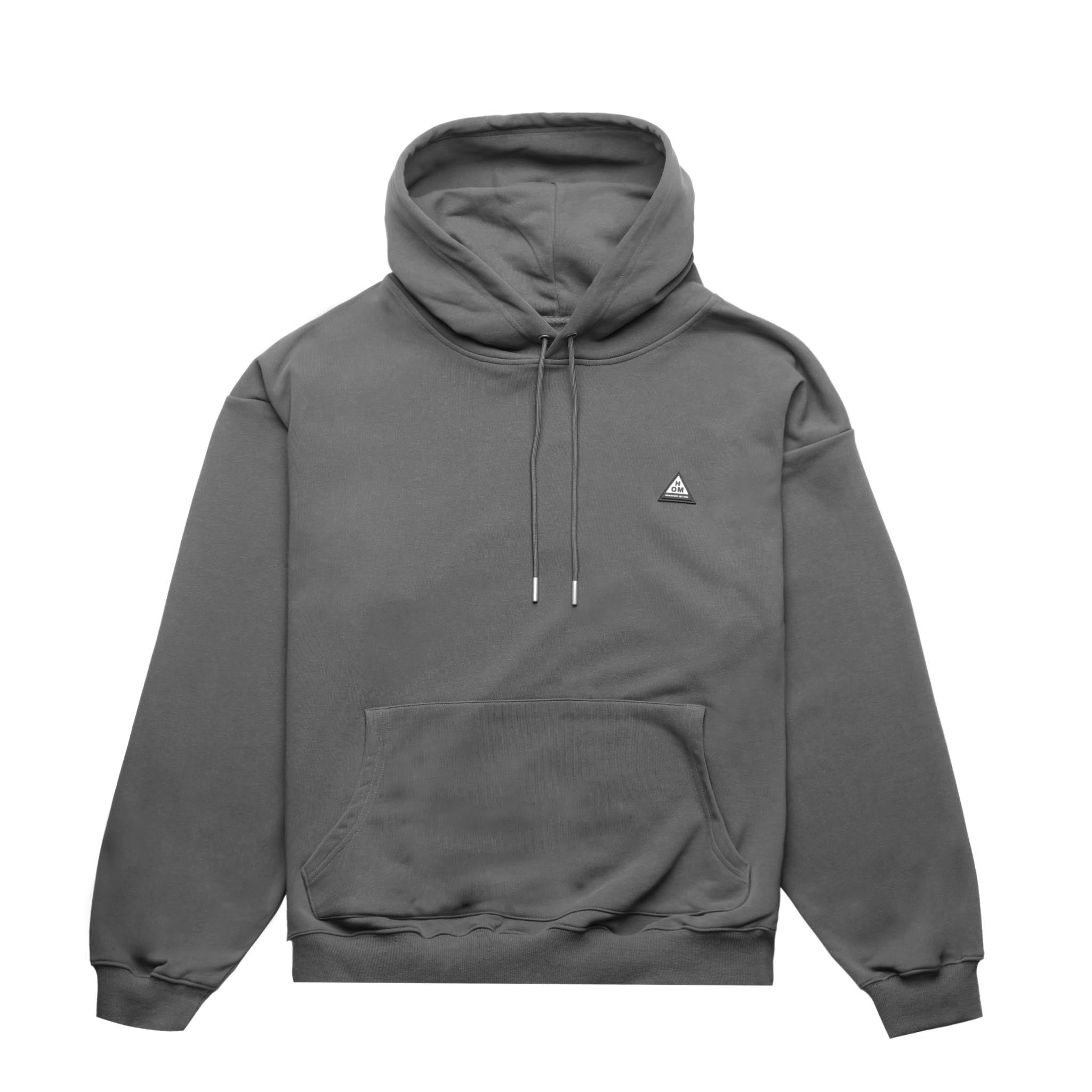 HOMME+ Triangle Patch Hoodie Dark Taupe