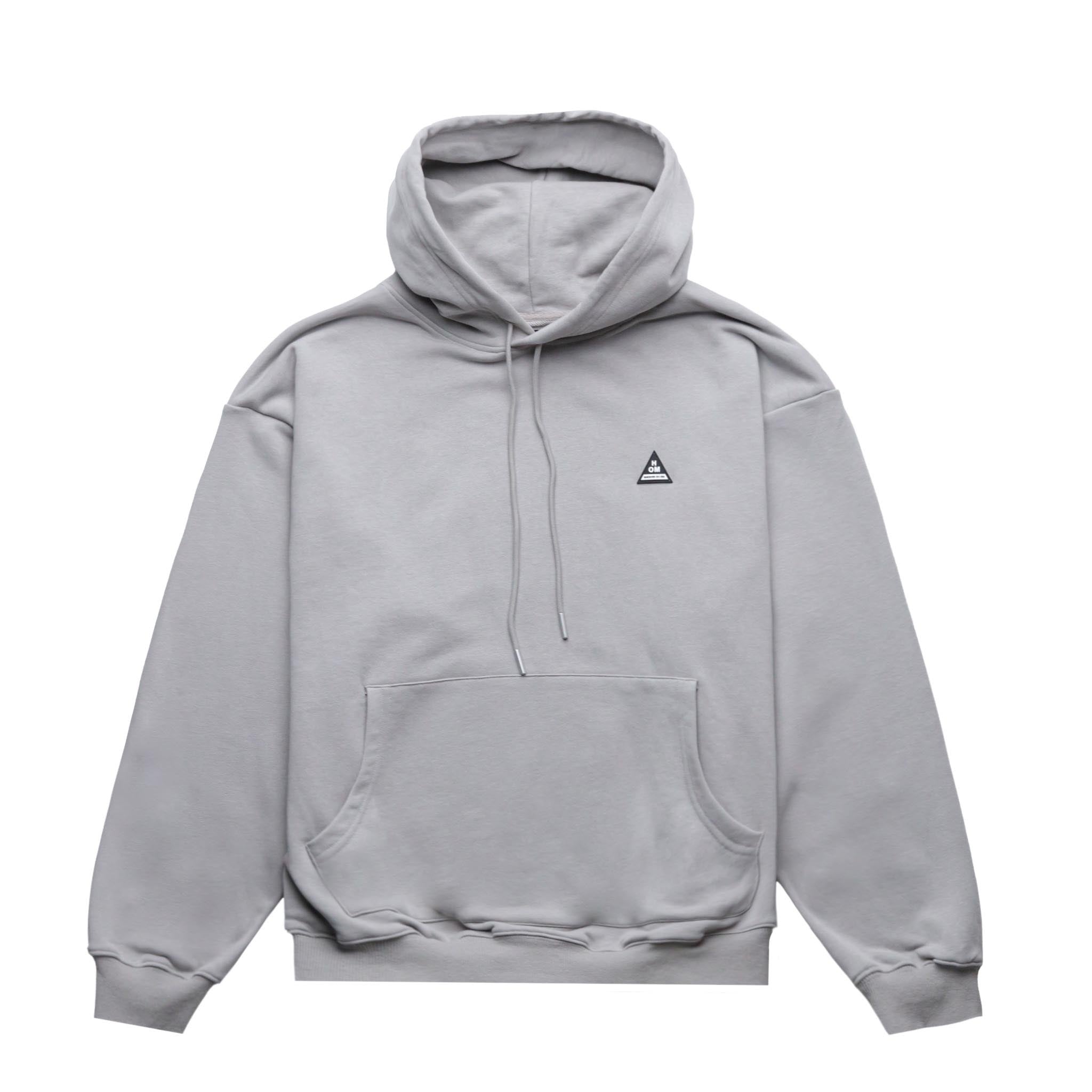 HOMME+ Triangle Patch Hoodie Light Taupe