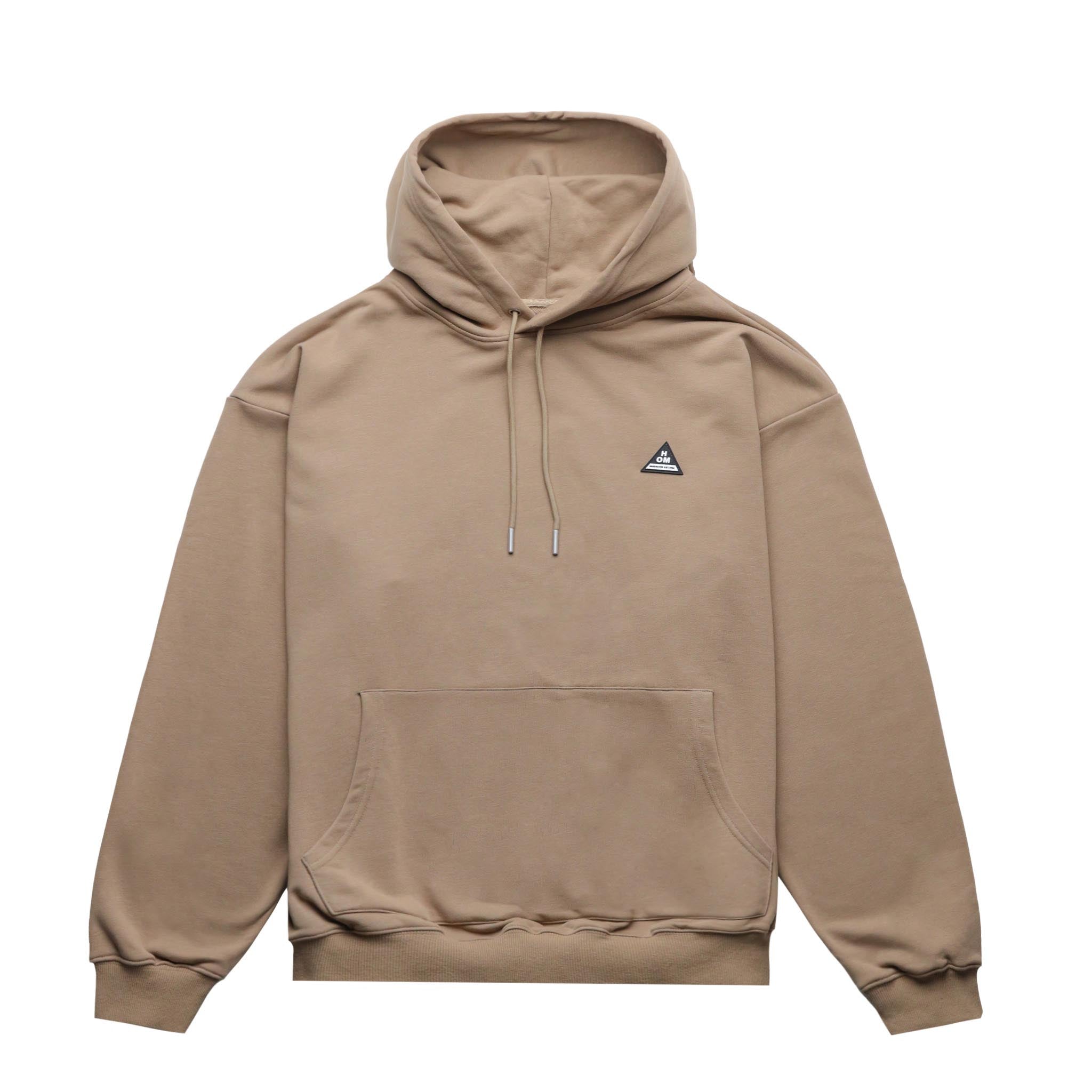HOMME+ Triangle Patch Hoodie Mocha