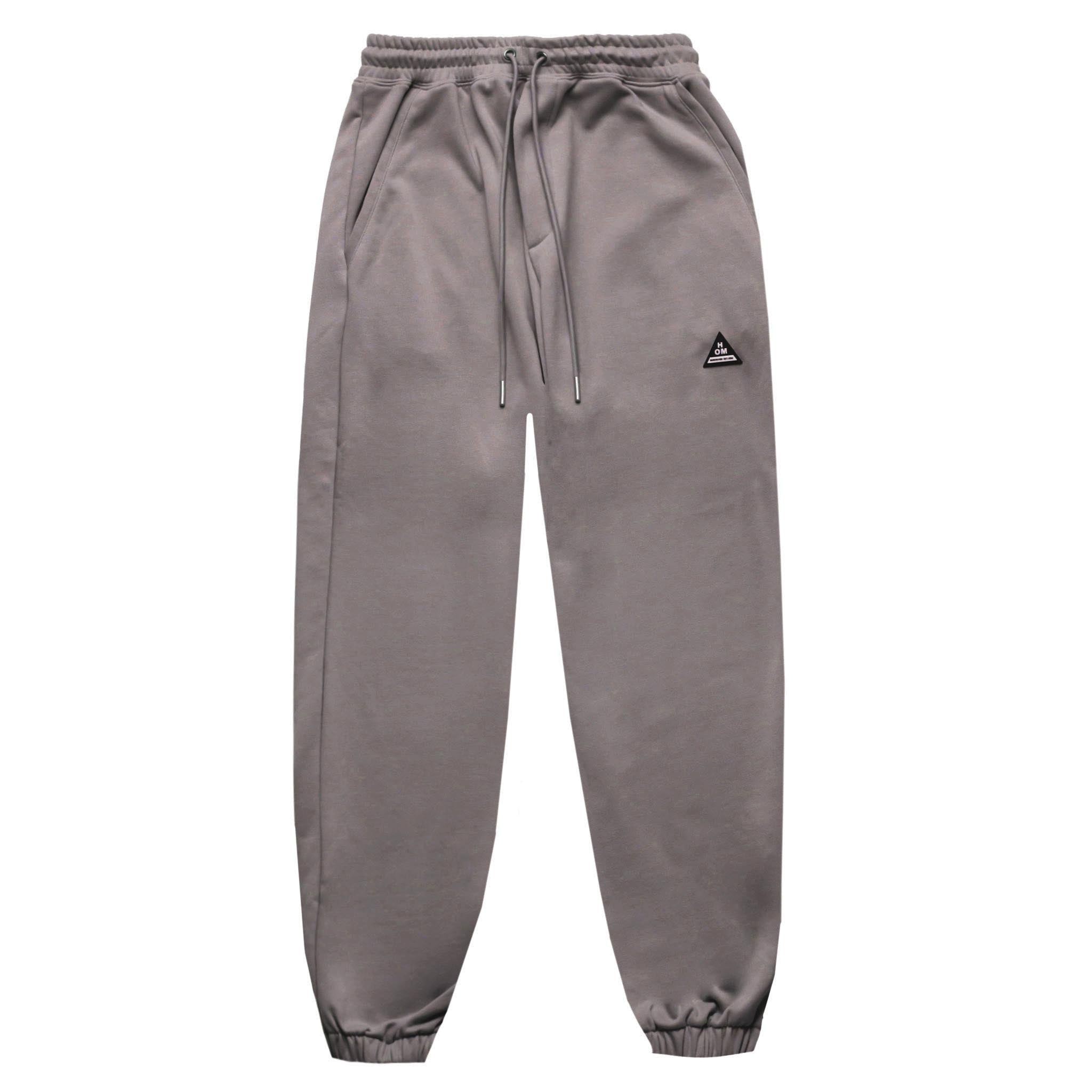 HOMME+ Triangle Patch Jogger Dark Taupe