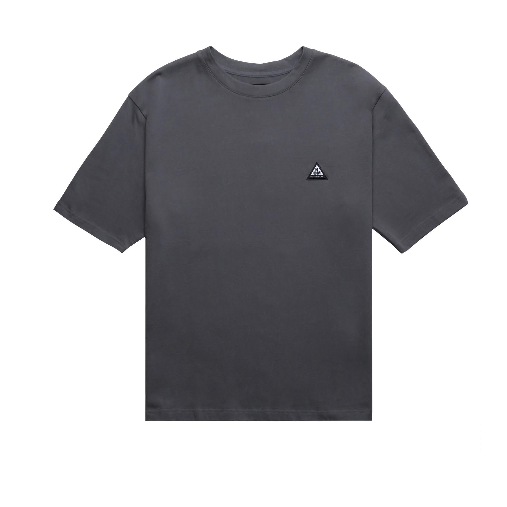 HOMME+ Triangle Patch Tee Charcoal