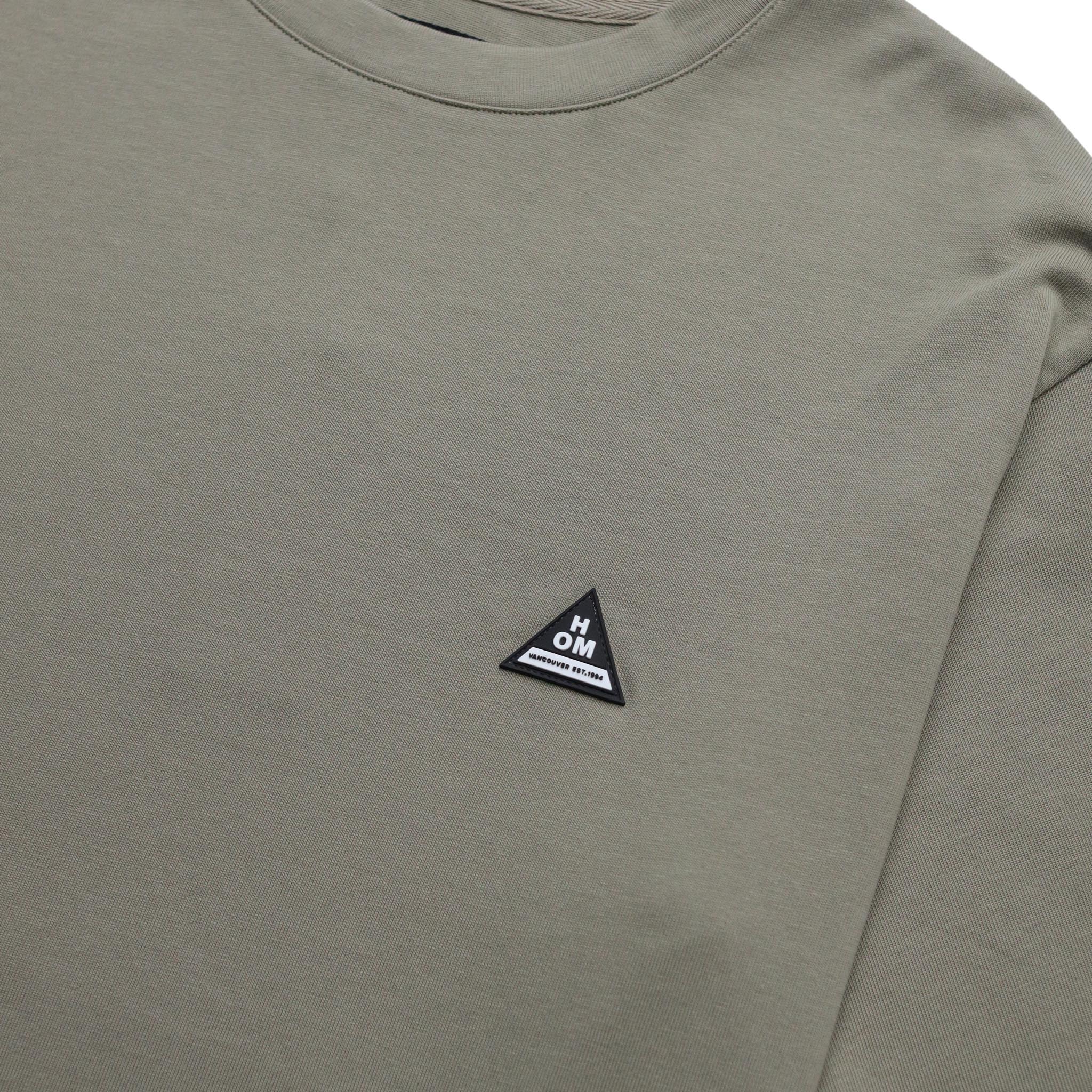 HOMME+ Triangle Patch Tee Light Army