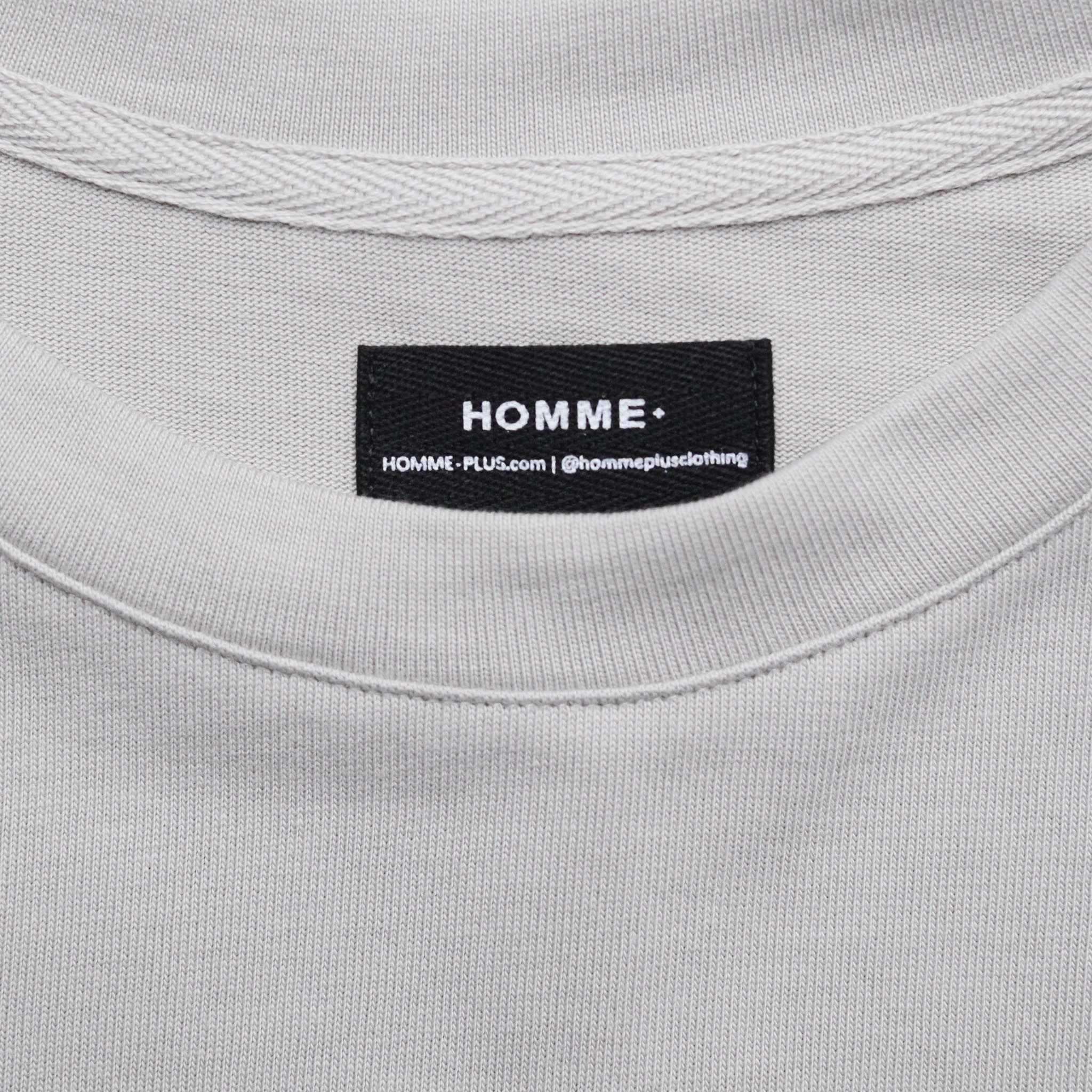 HOMME+ Triangle Patch Tee Light Taupe