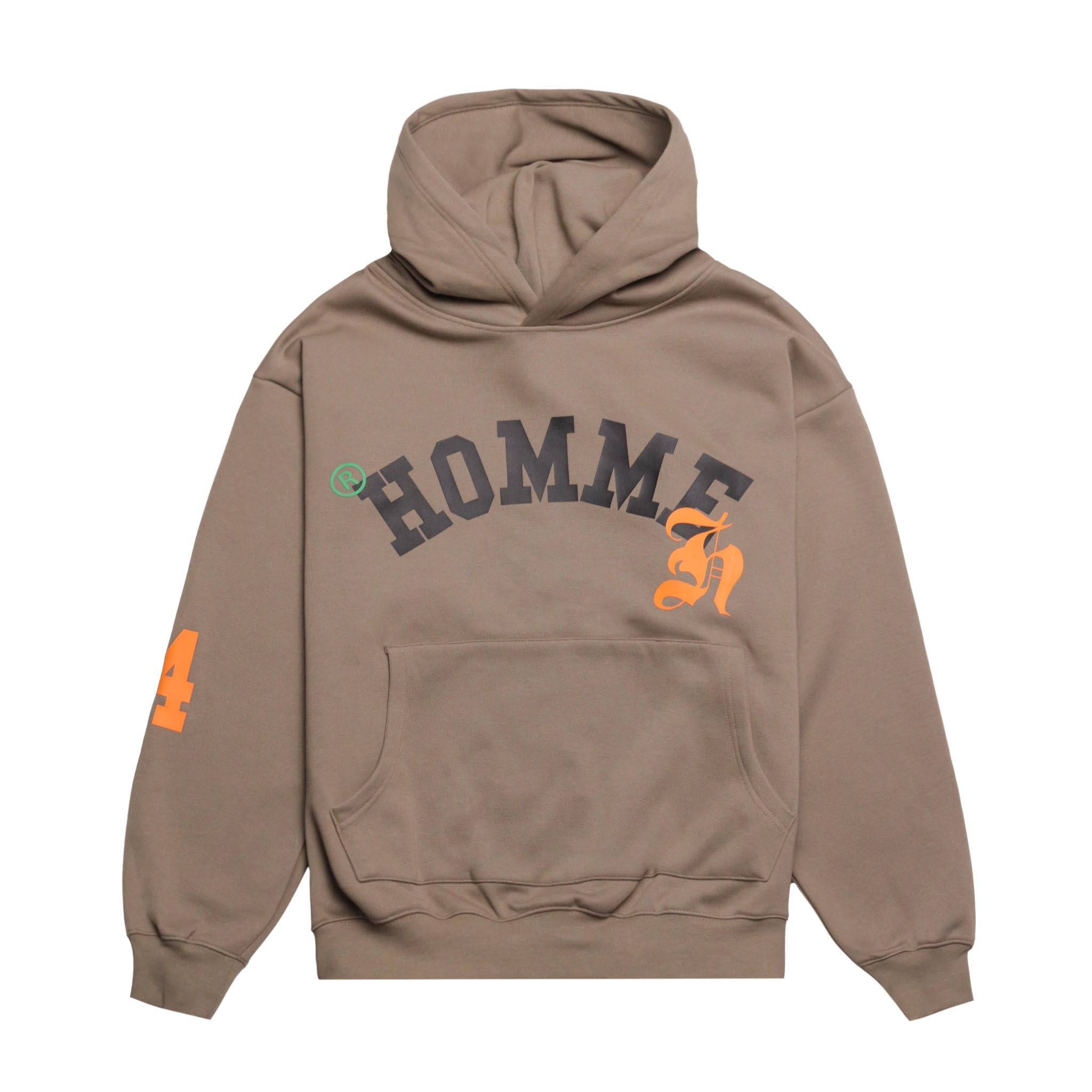 HOMME+ Triple 5 Hoodie Taupe