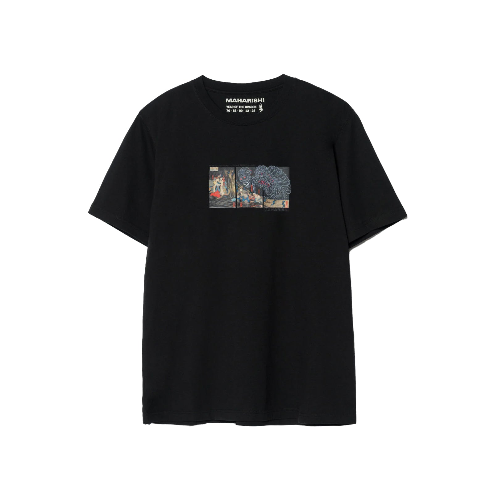 Maharishi Cyber Skeleton T-Shirt Black