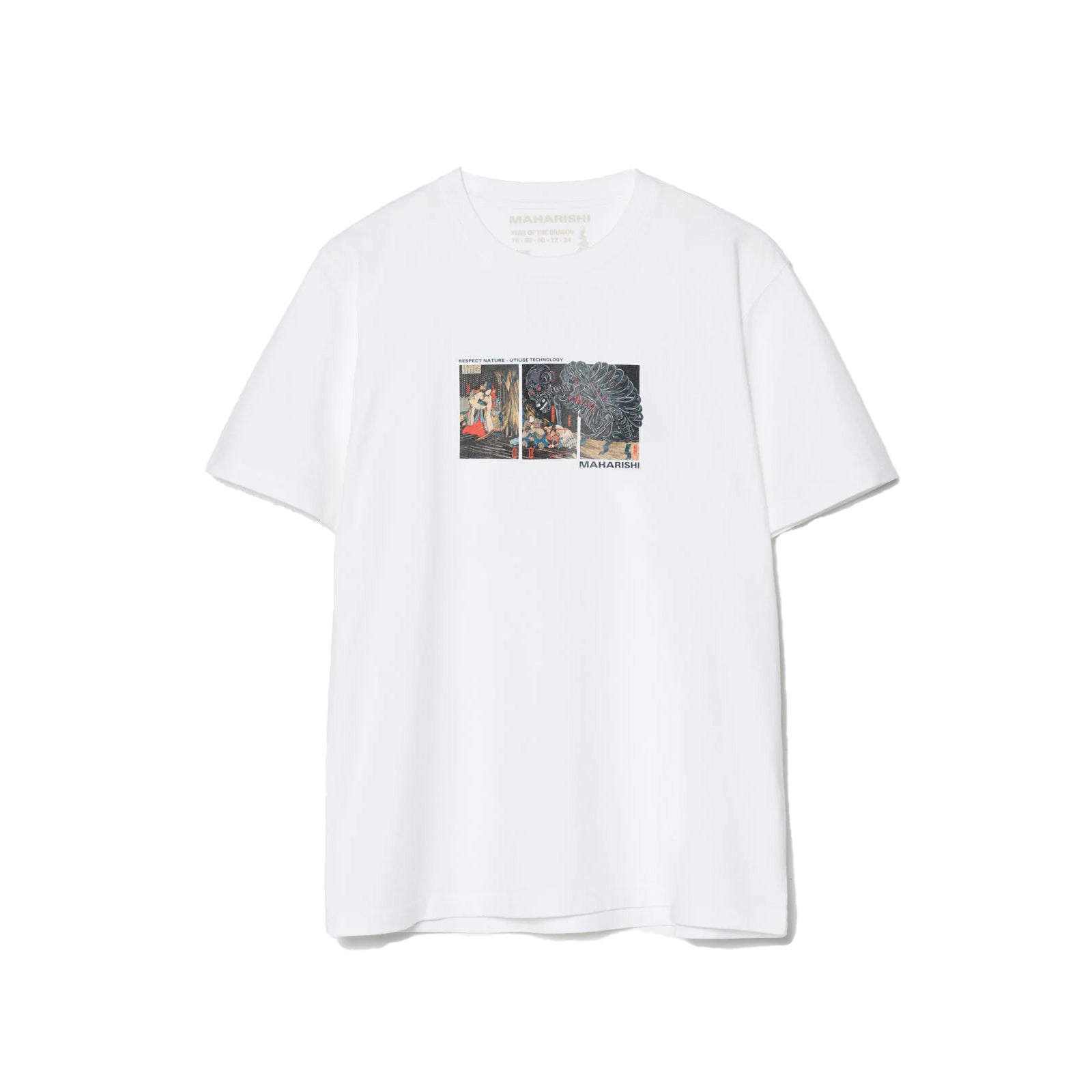 Maharishi Cyber Skeleton T-Shirt White