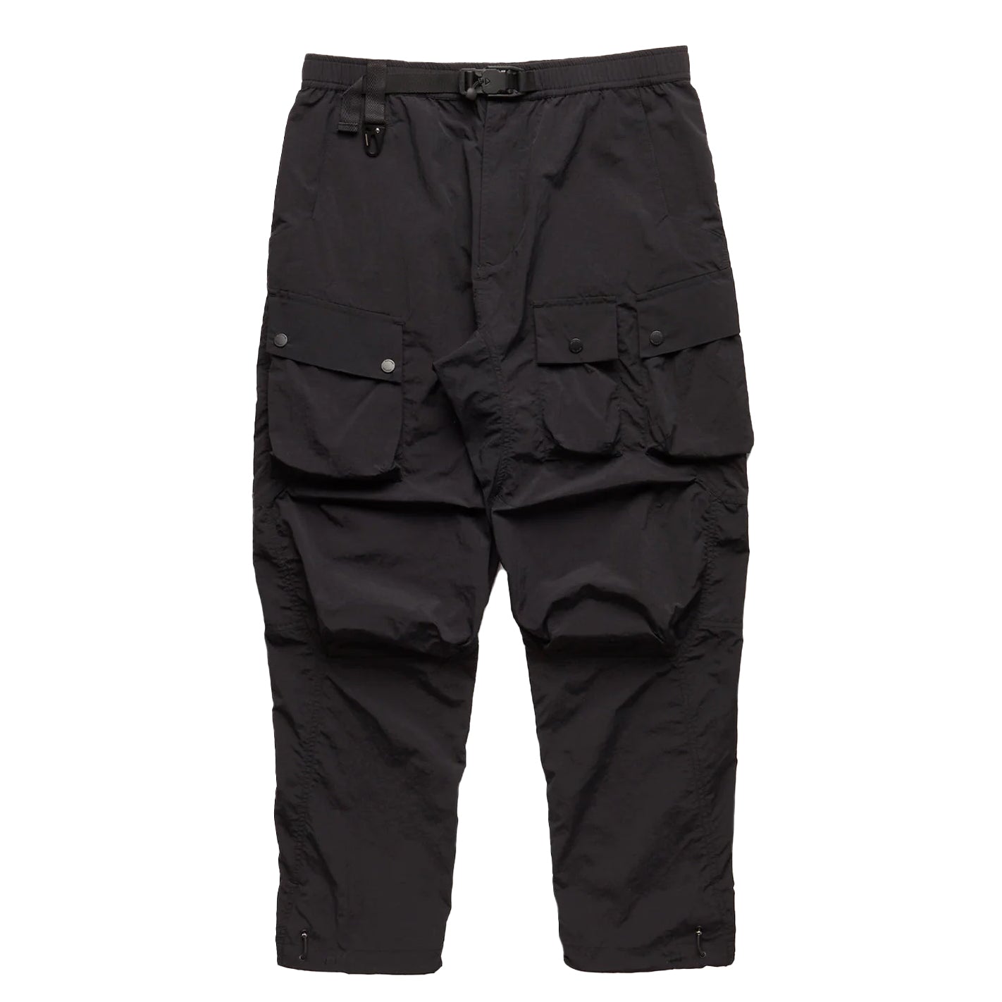 Maharishi Veg Dyed Cargo Track Pants Black