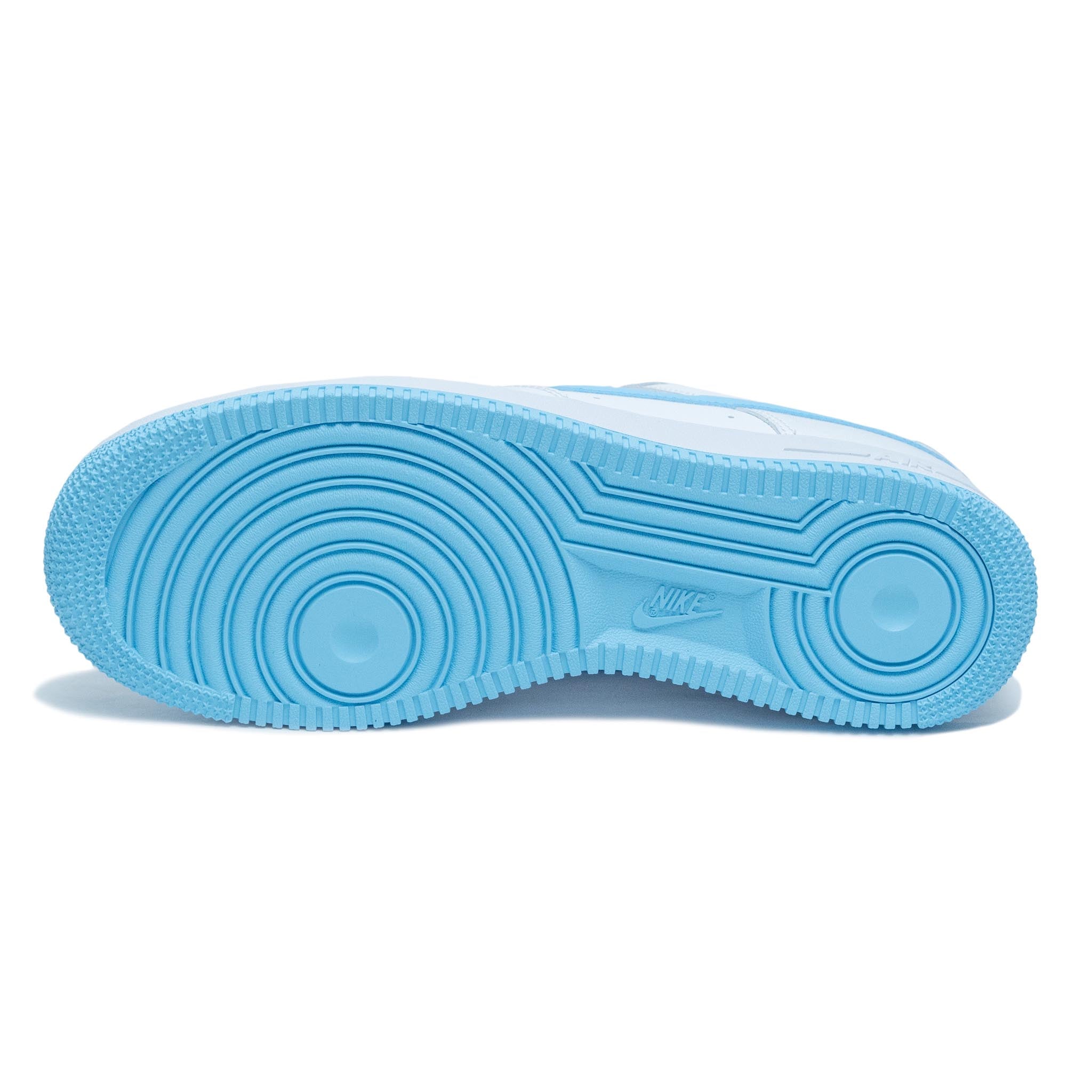 Nike Air Force '07 'White/Aquarius Blue' SNEAKERBOX