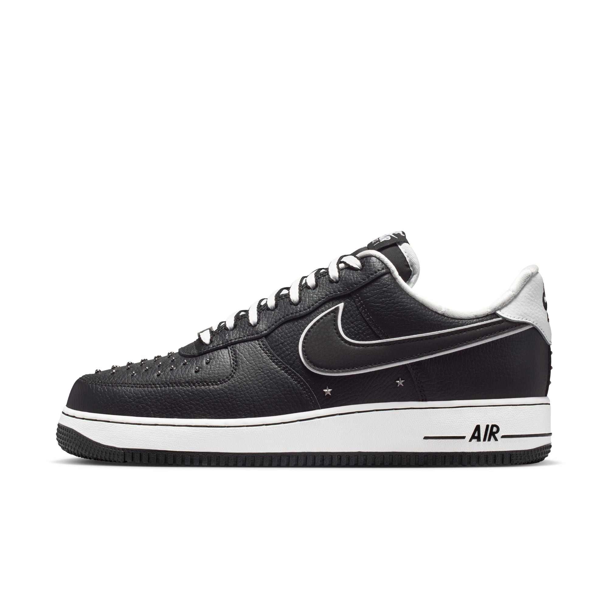 Nike Air Force 1 '07 PRM 'Black/White/Metallic Dark Grey'