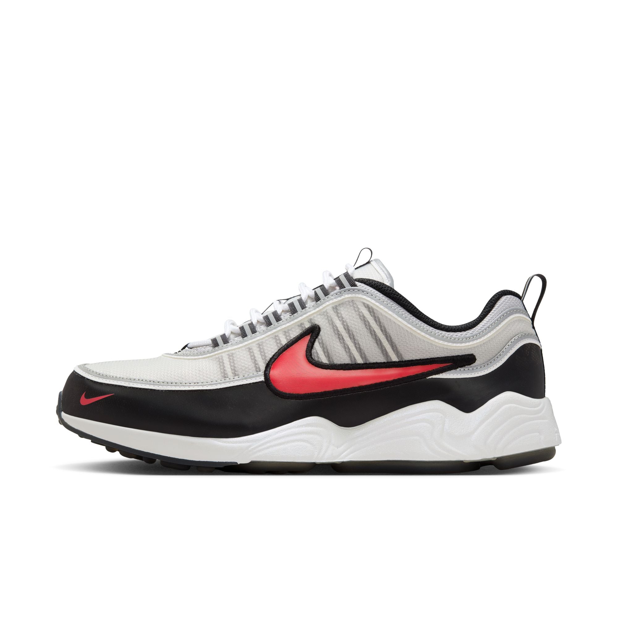 Nike Air Zoom Spiridon 'Metallic Silver/Sport Red'