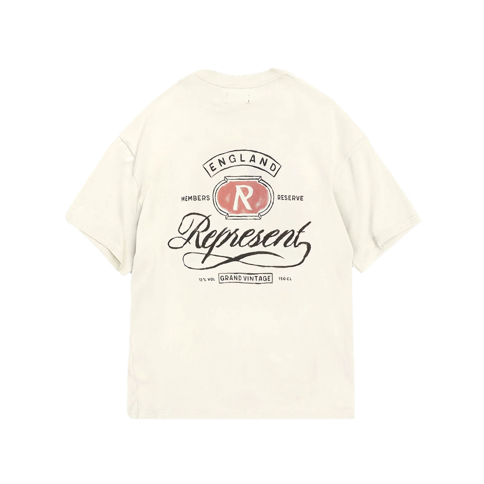 REPRESENT Grand Vintage Hand-Drawn T-Shirt Aged White
