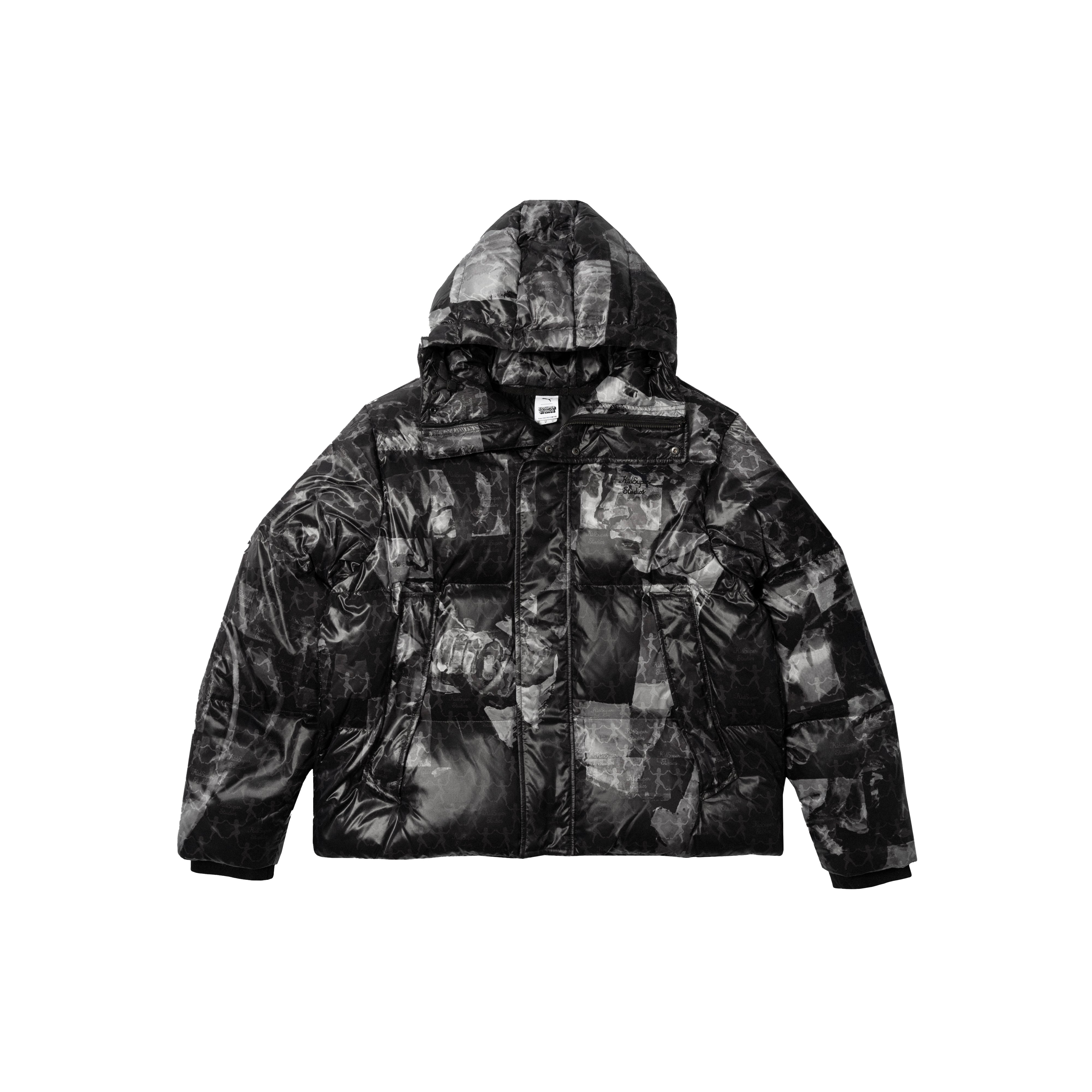 Puma x KidSuper MMQ AOP Puffer Jacket Black