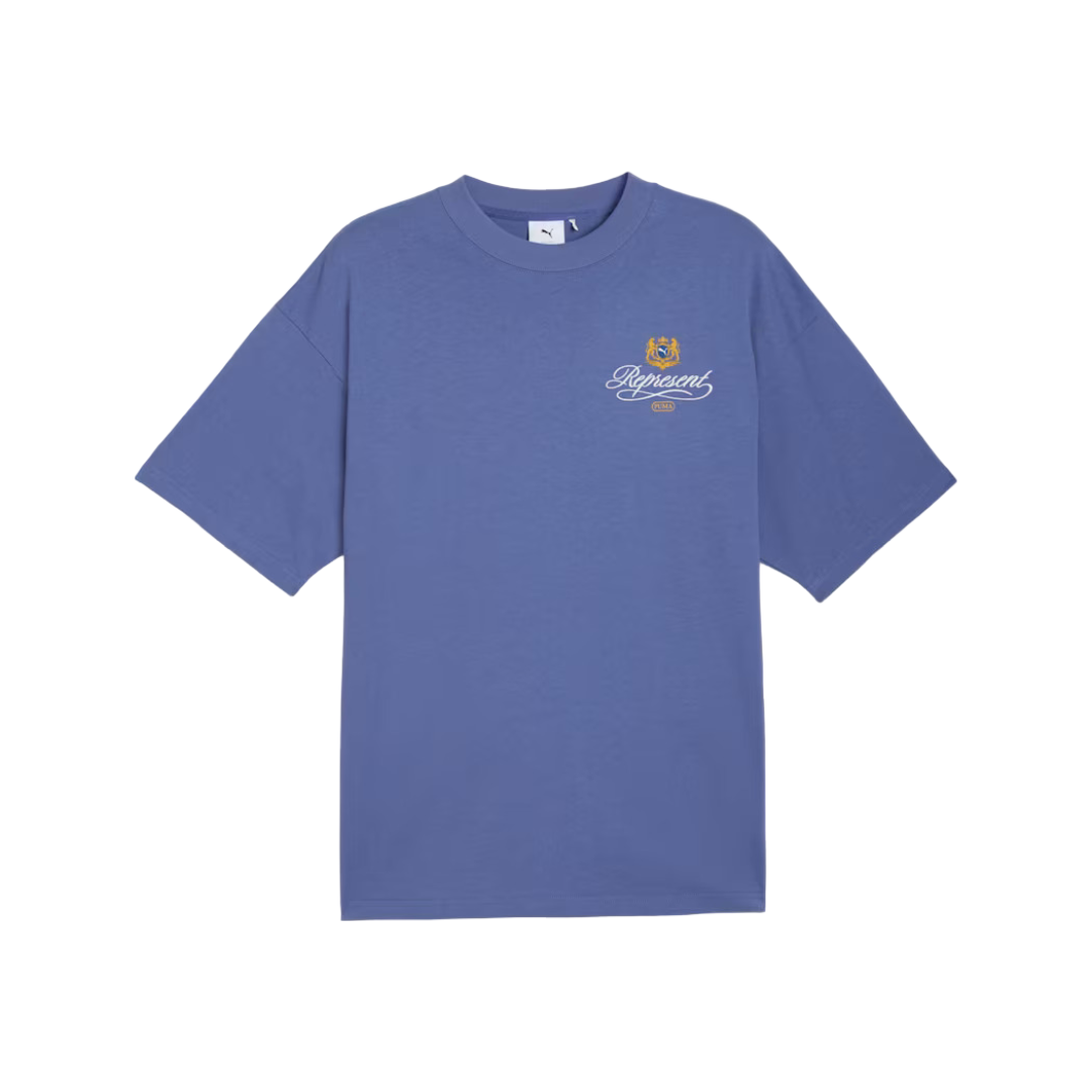 Puma x Represent Graphic Tee Blue Dusk