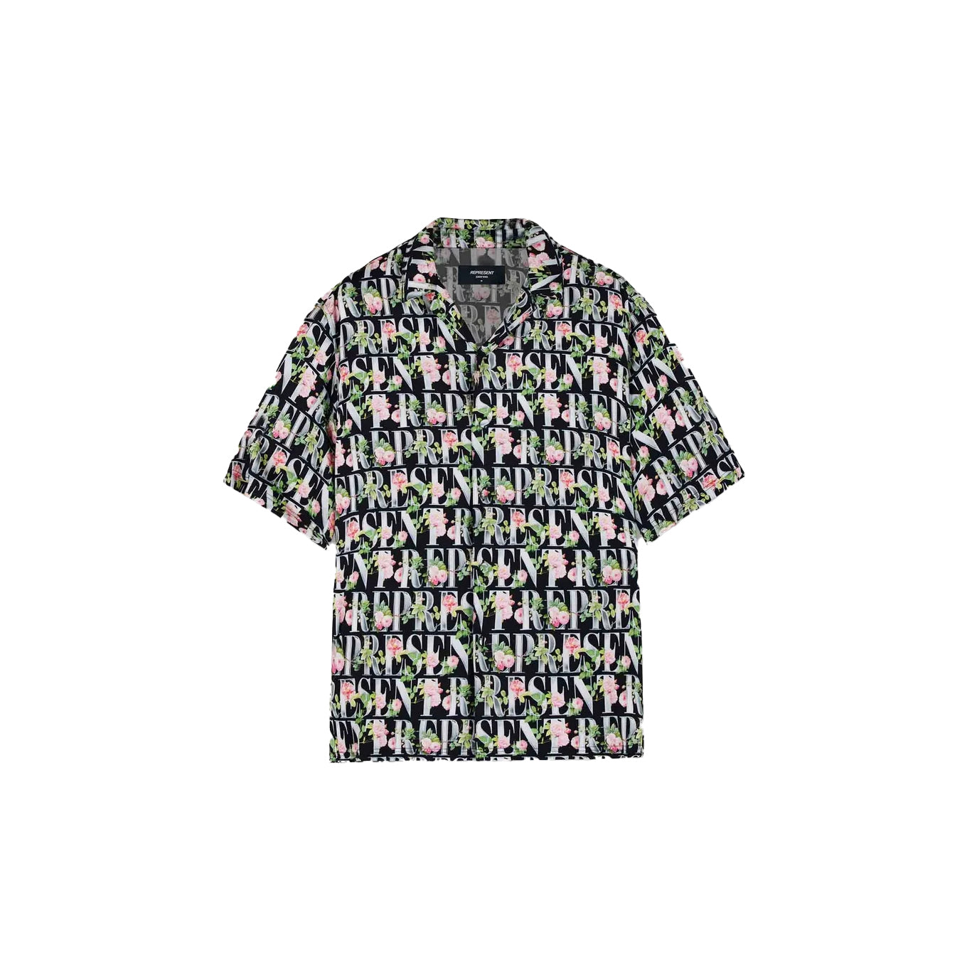 Represent Floral Shirt Black SNEAKERBOX represent-floral-shirt-black-sneakerbox