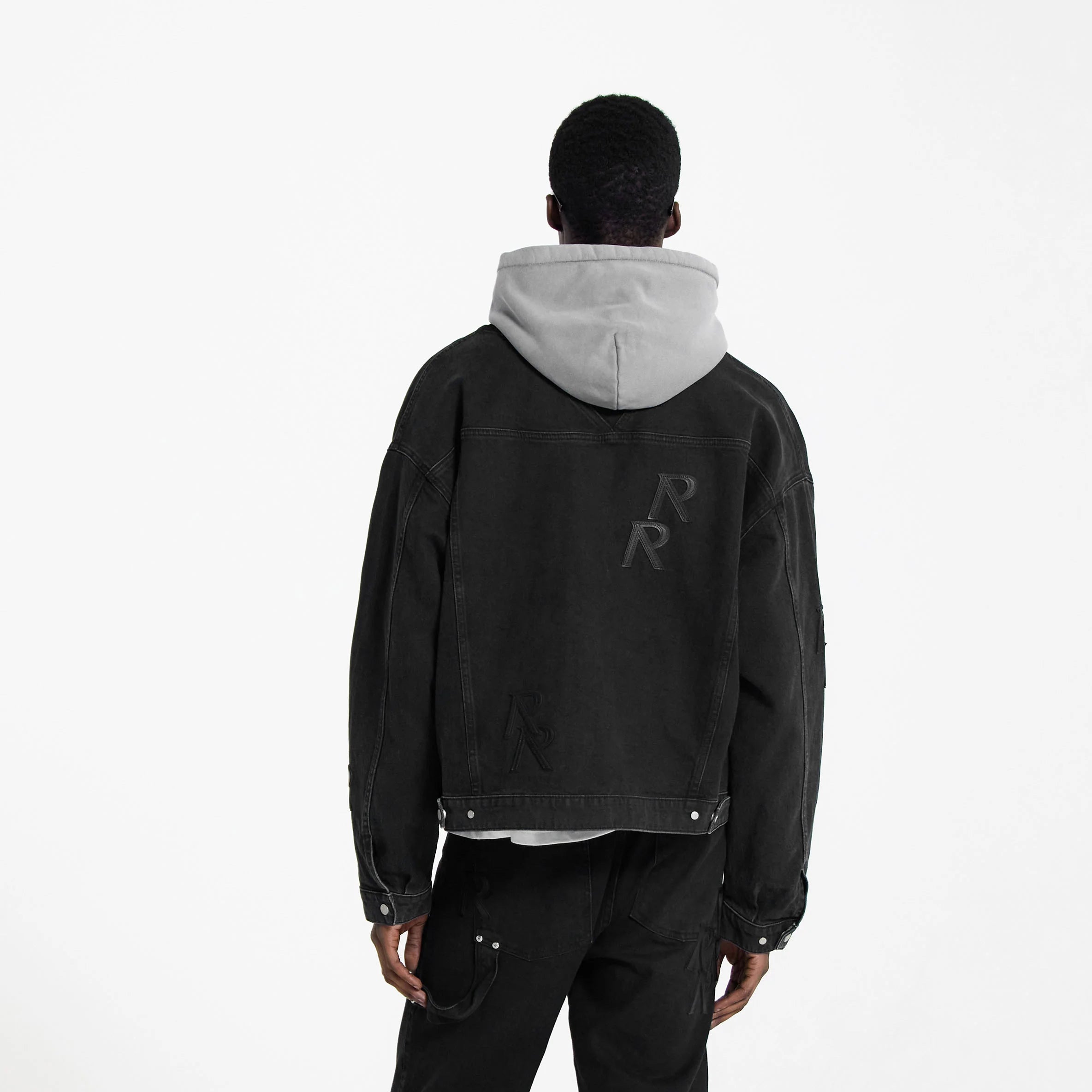 Represent Initial Denim Jacket Off Black & SNEAKERBOX