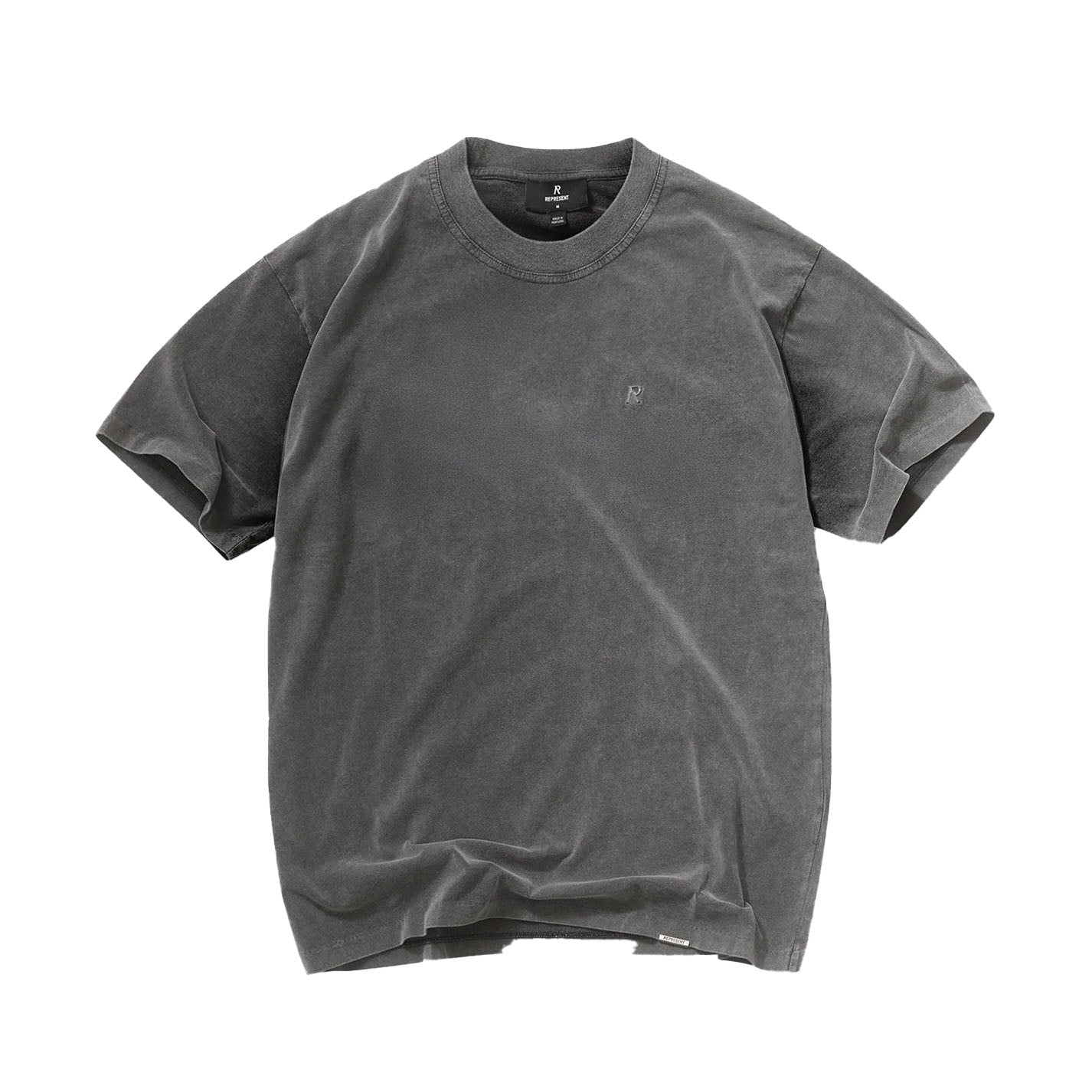 REPRESENT Metal Initial R T-Shirt Vintage Grey