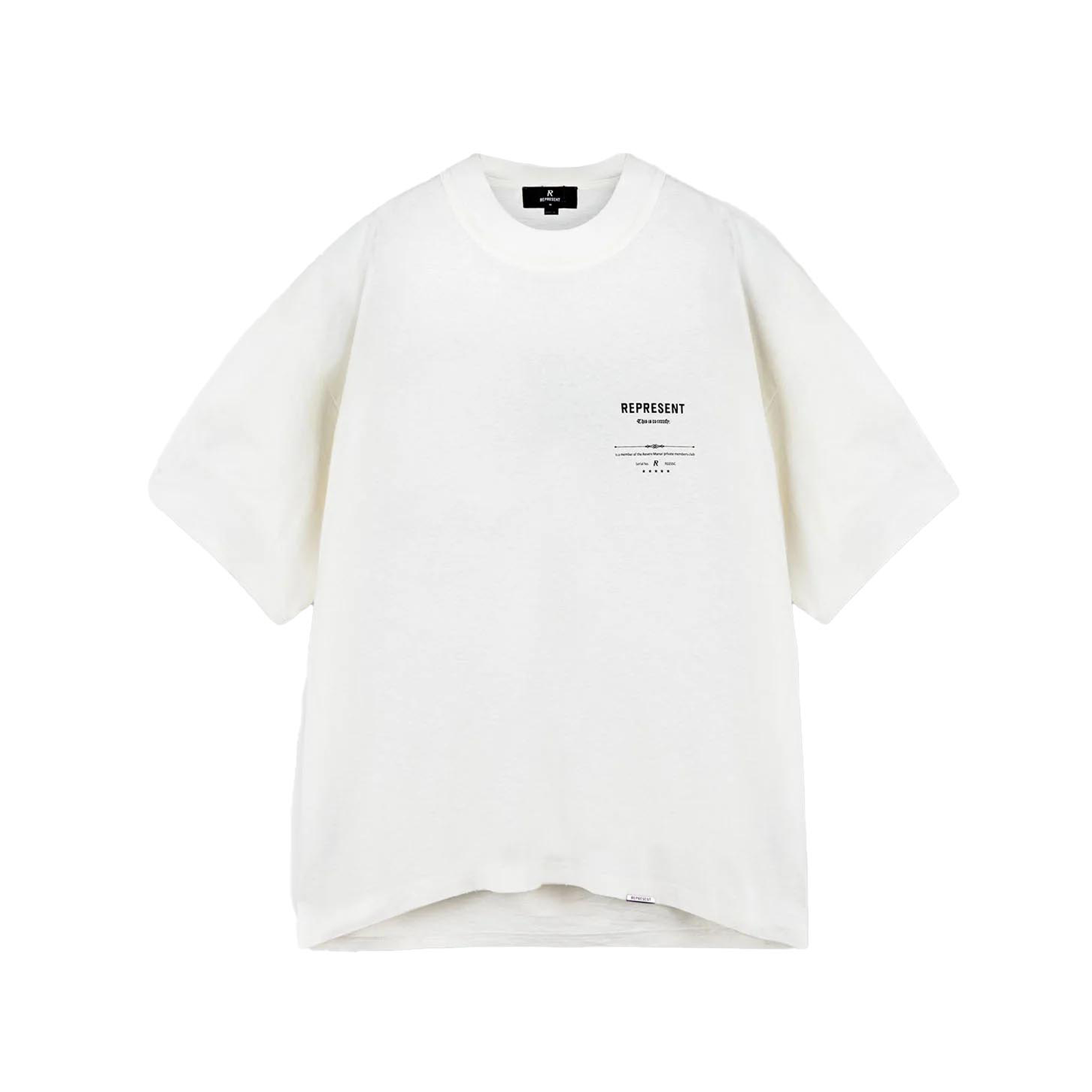 REPRESENT Revere Manor T-Shirt Aged White