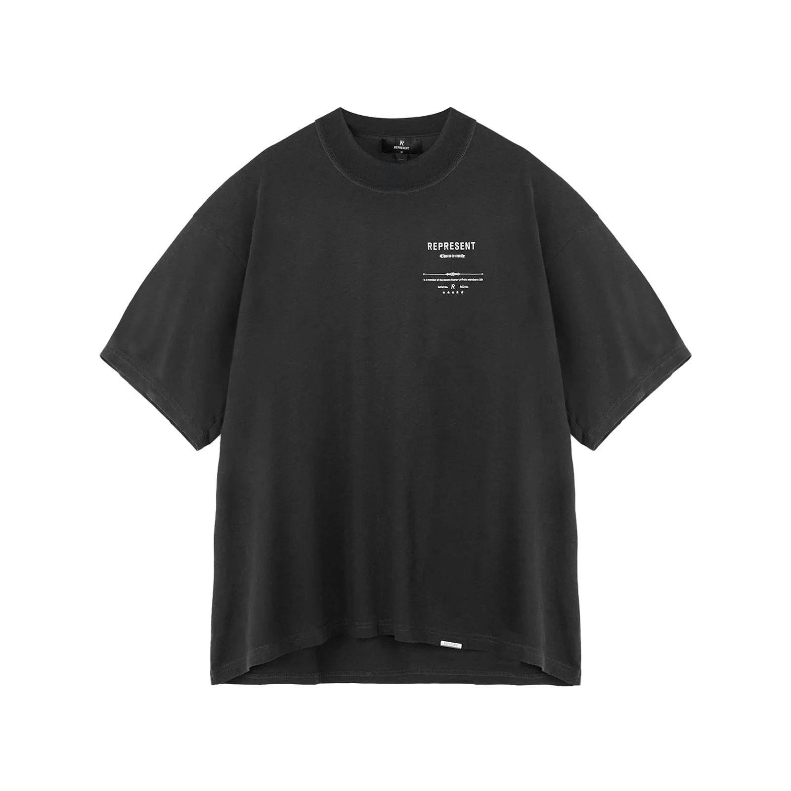 REPRESENT Revere Manor T-Shirt Stained Black