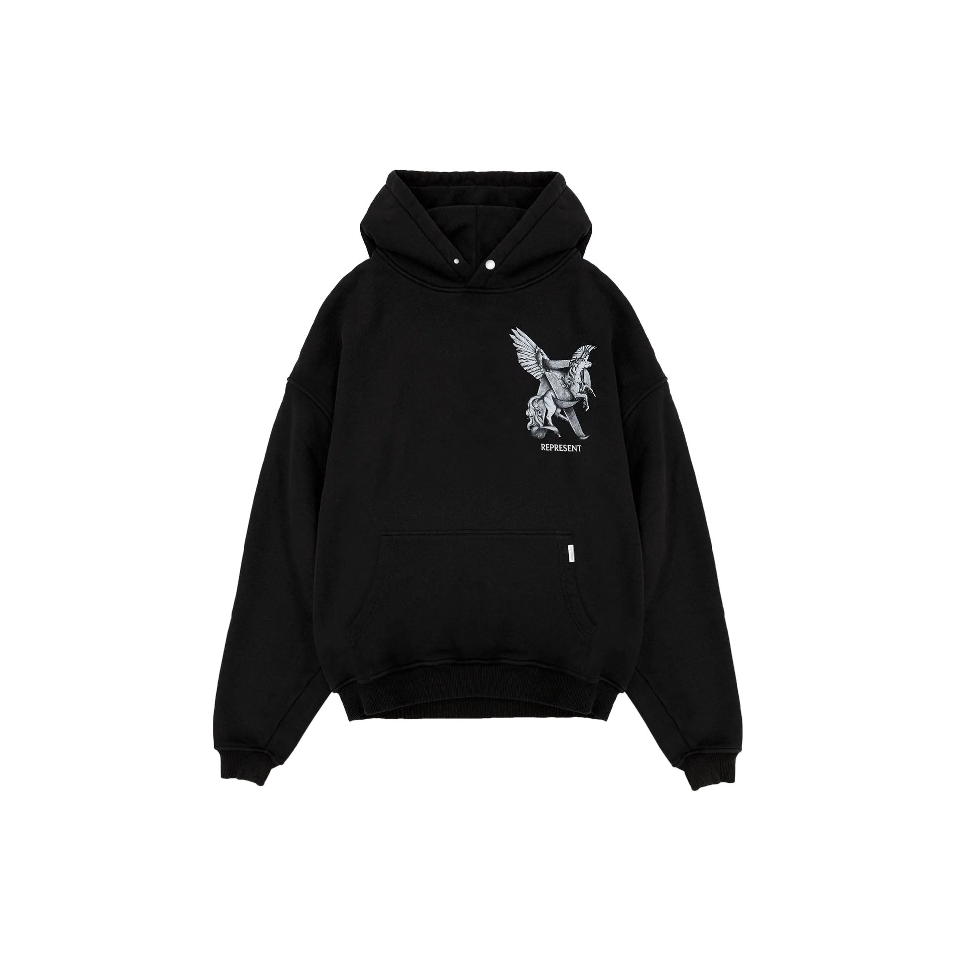 REPRESENT Elegance in Motion Hoodie Jet Black