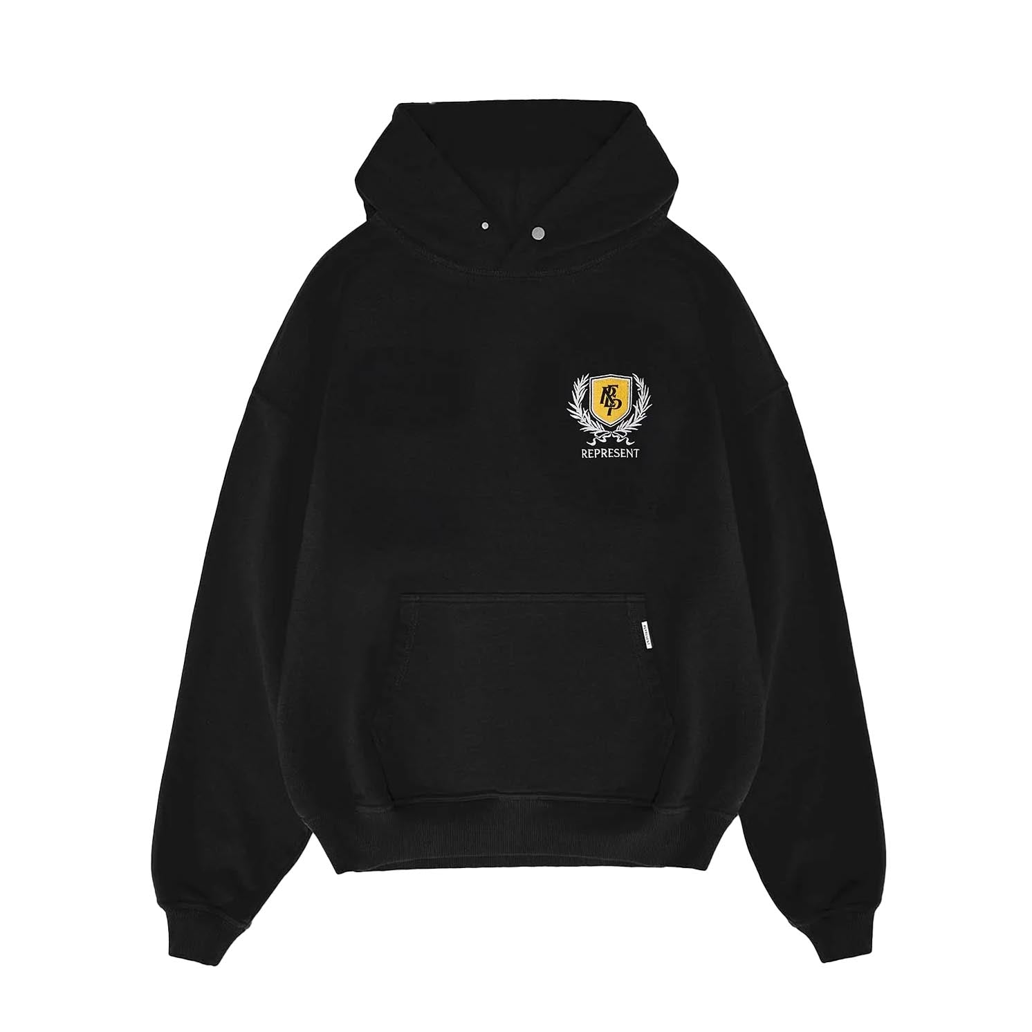 REPRESENT Crest Hoodie Vintage Black