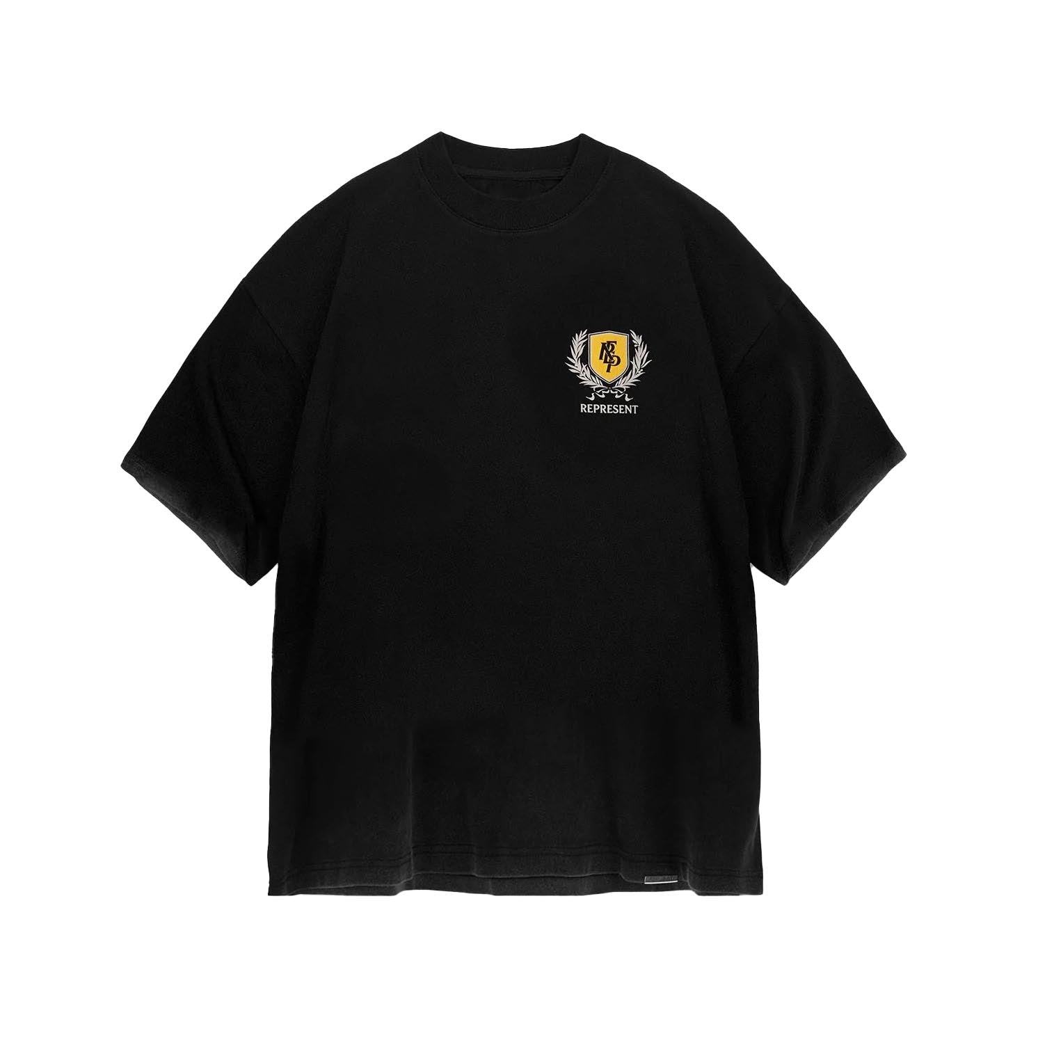 REPRESENT Crest T-Shirt Vintage Black