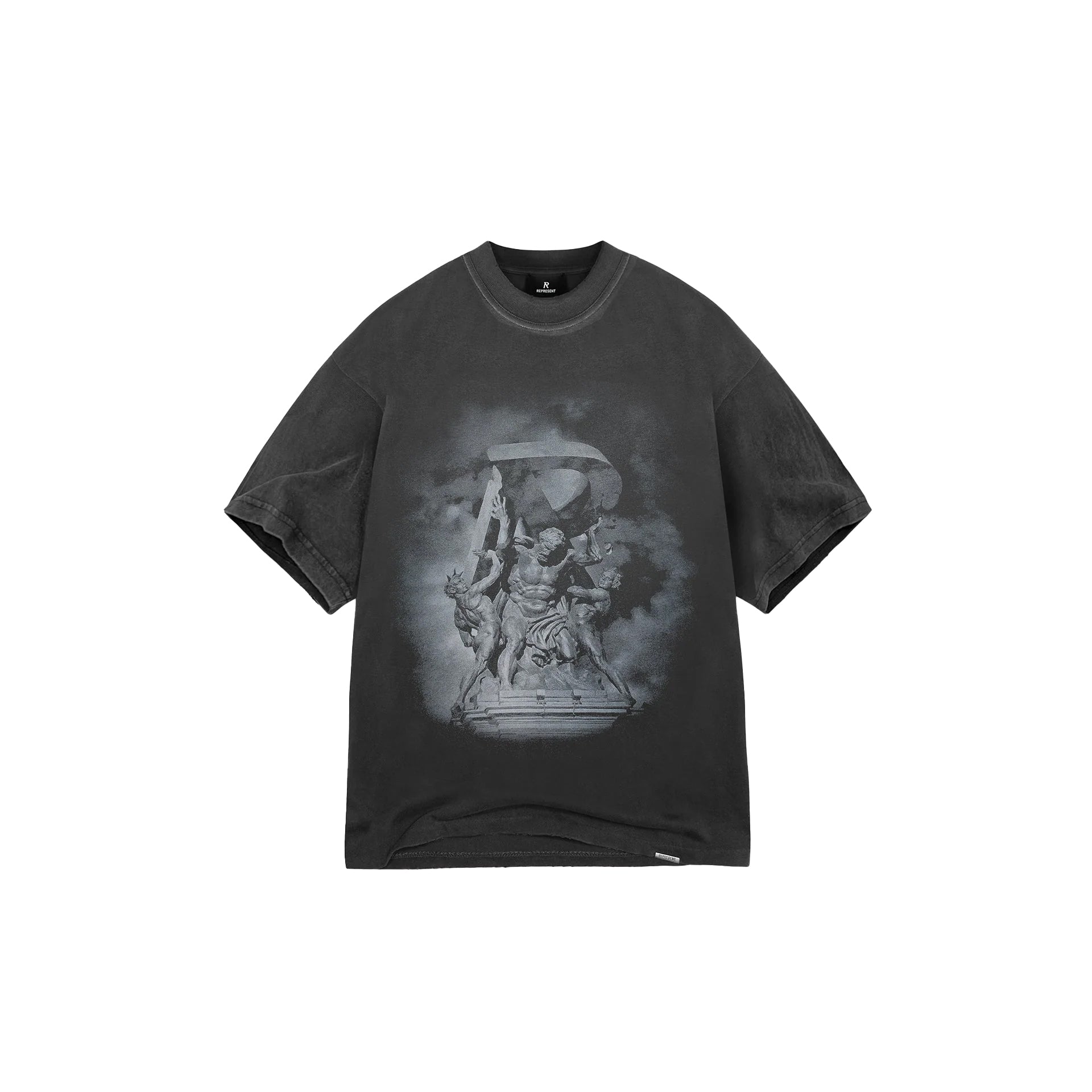 REPRESENT Atlas T-Shirt Stained Black