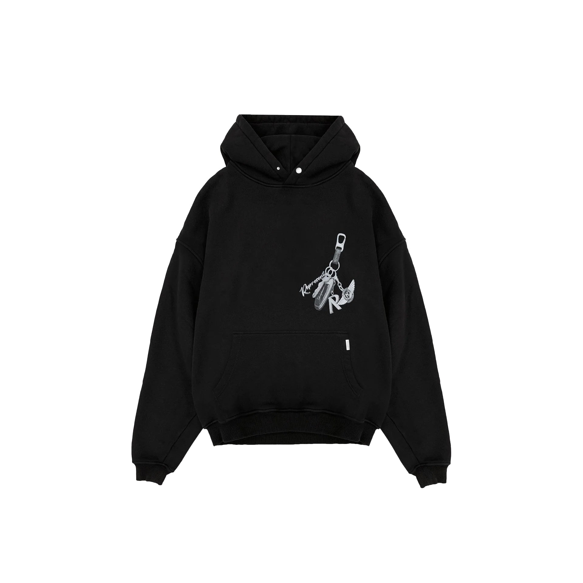 REPRESENT Keys To The Club Hoodie Jet Black