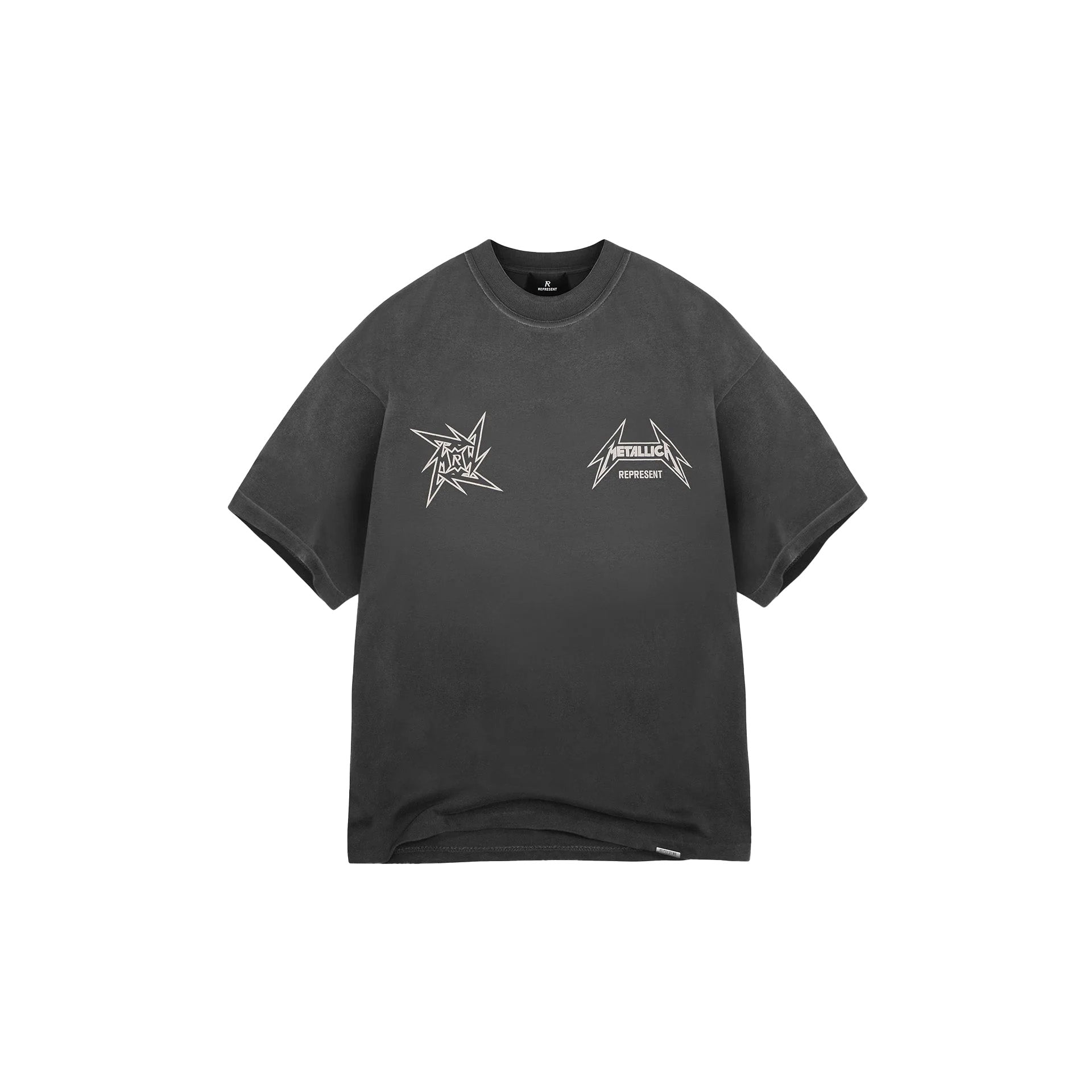 REPRESENT Metallica 40 Year Anniversary SS T-Shirt Stained Black