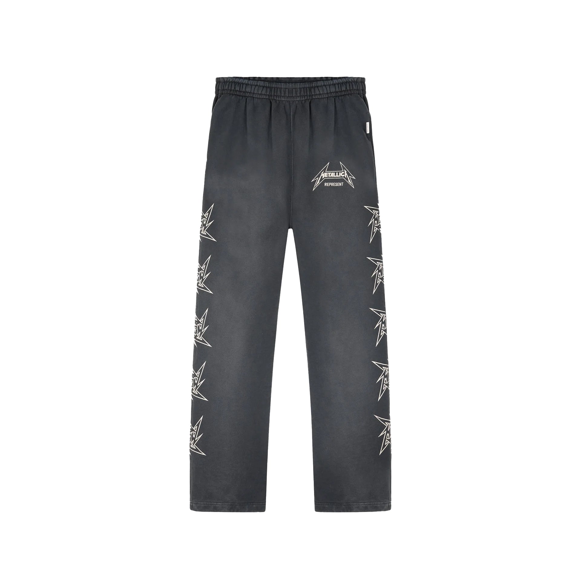 REPRESENT Metallica Sweatpants Stained Black