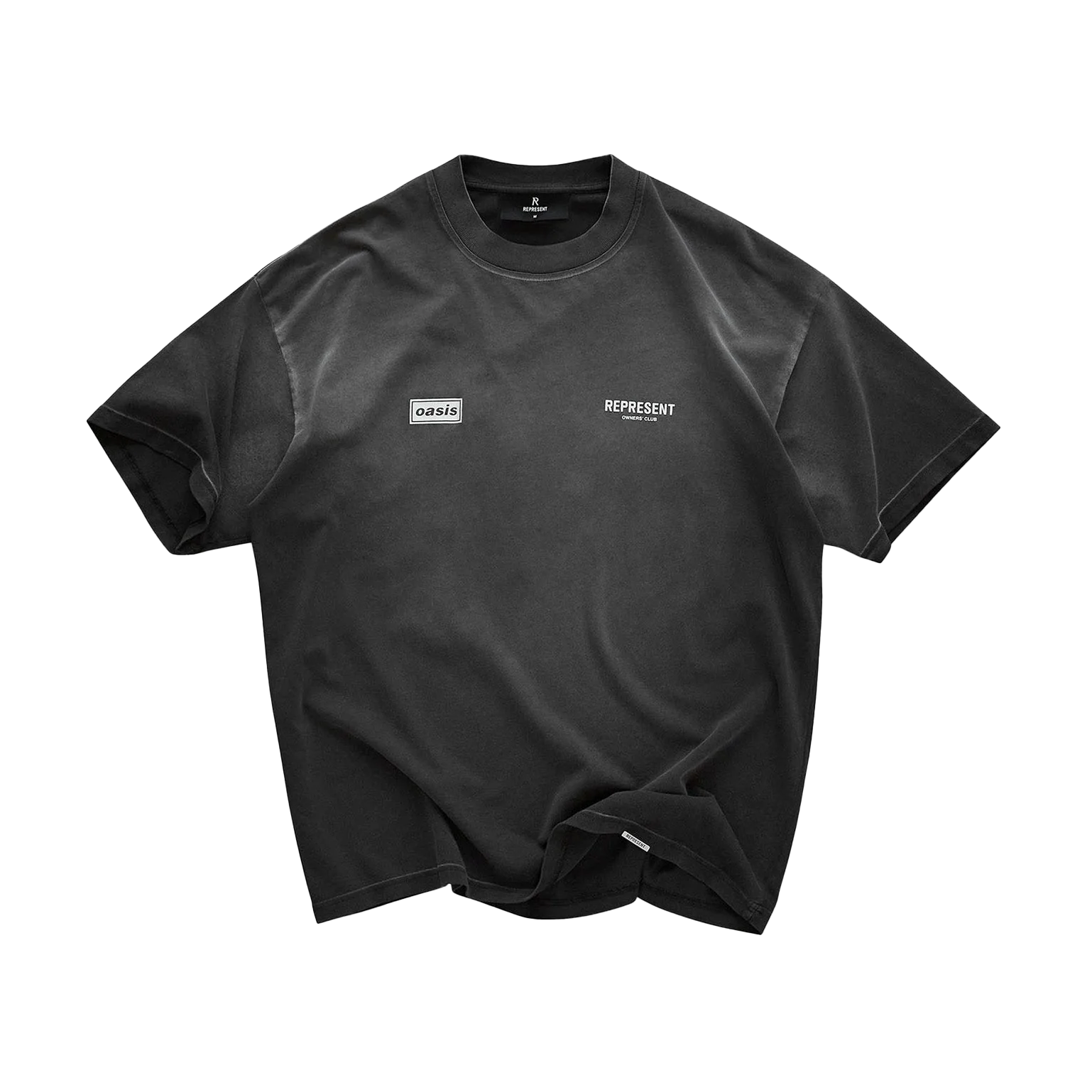 REPRESENT Oasis Owners Club T-Shirt Stained Black