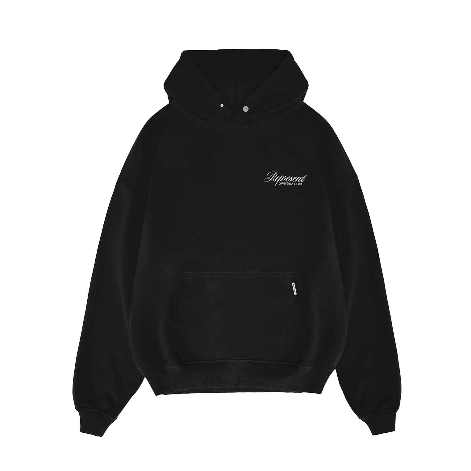 REPRESENT Owners Club Script Hoodie Black